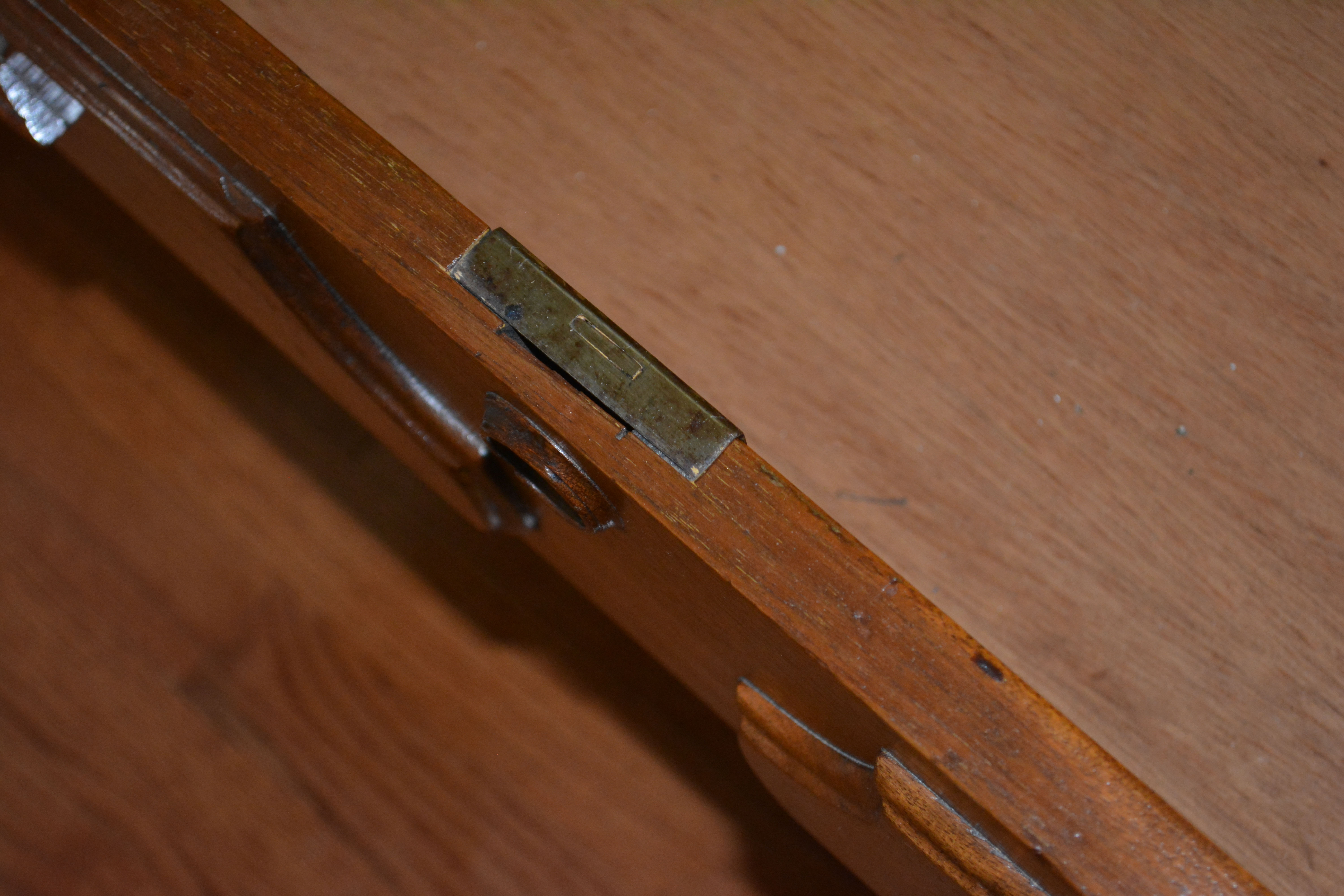 Antique Walnut Rococo Revival Dresser With Marble Insert