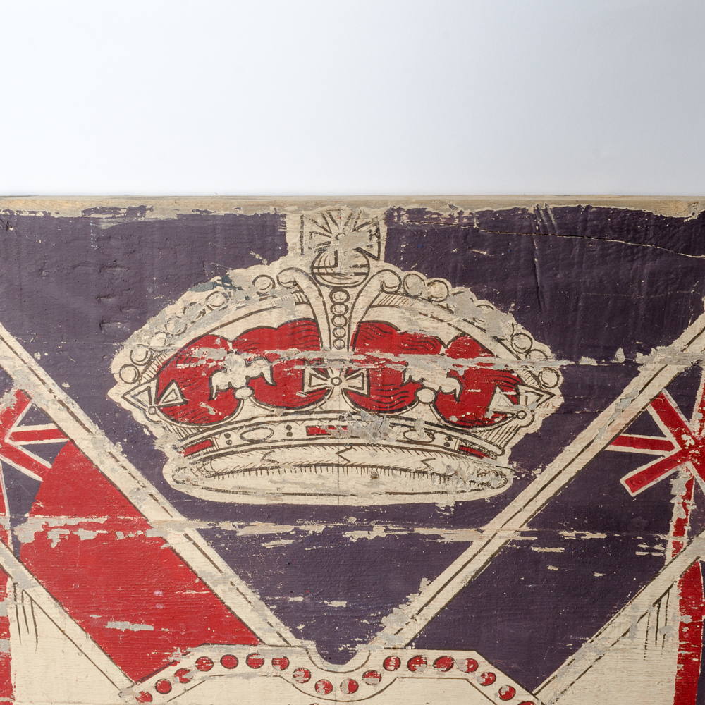 Rachel Ashwell Shabby Chic British Flags Painting on Wood