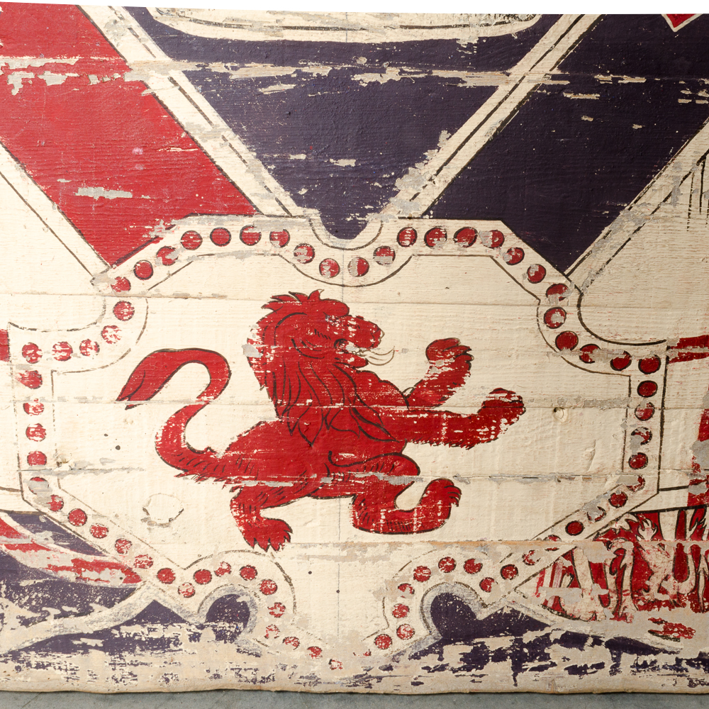 Rachel Ashwell Shabby Chic British Flags Painting on Wood