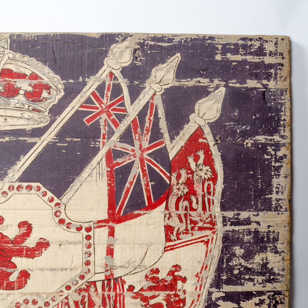 Rachel Ashwell Shabby Chic British Flags Painting on Wood