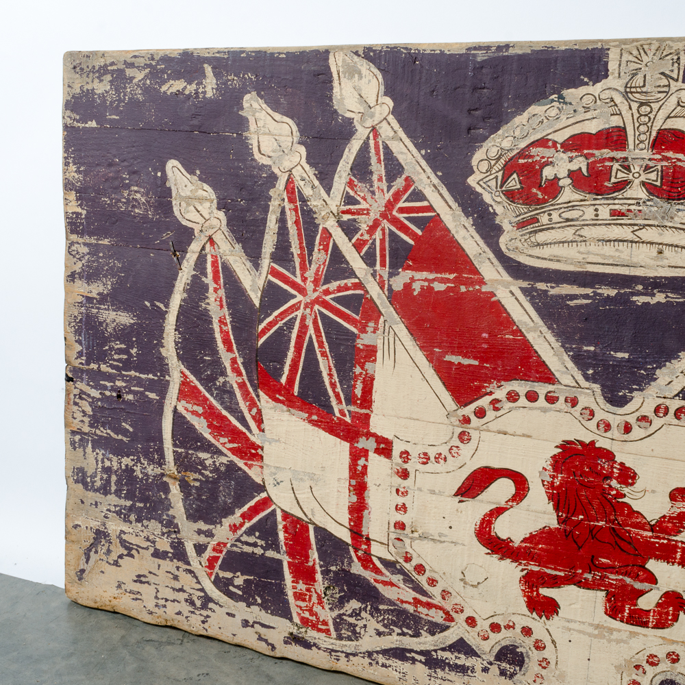 Rachel Ashwell Shabby Chic British Flags Painting on Wood
