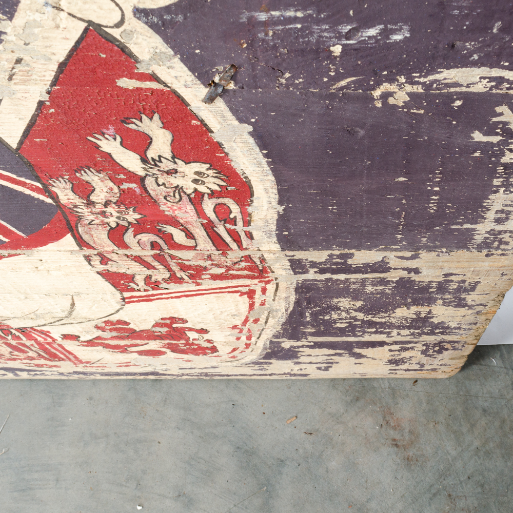 Rachel Ashwell Shabby Chic British Flags Painting on Wood