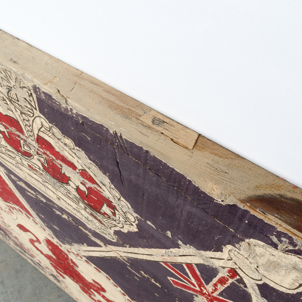 Rachel Ashwell Shabby Chic British Flags Painting on Wood