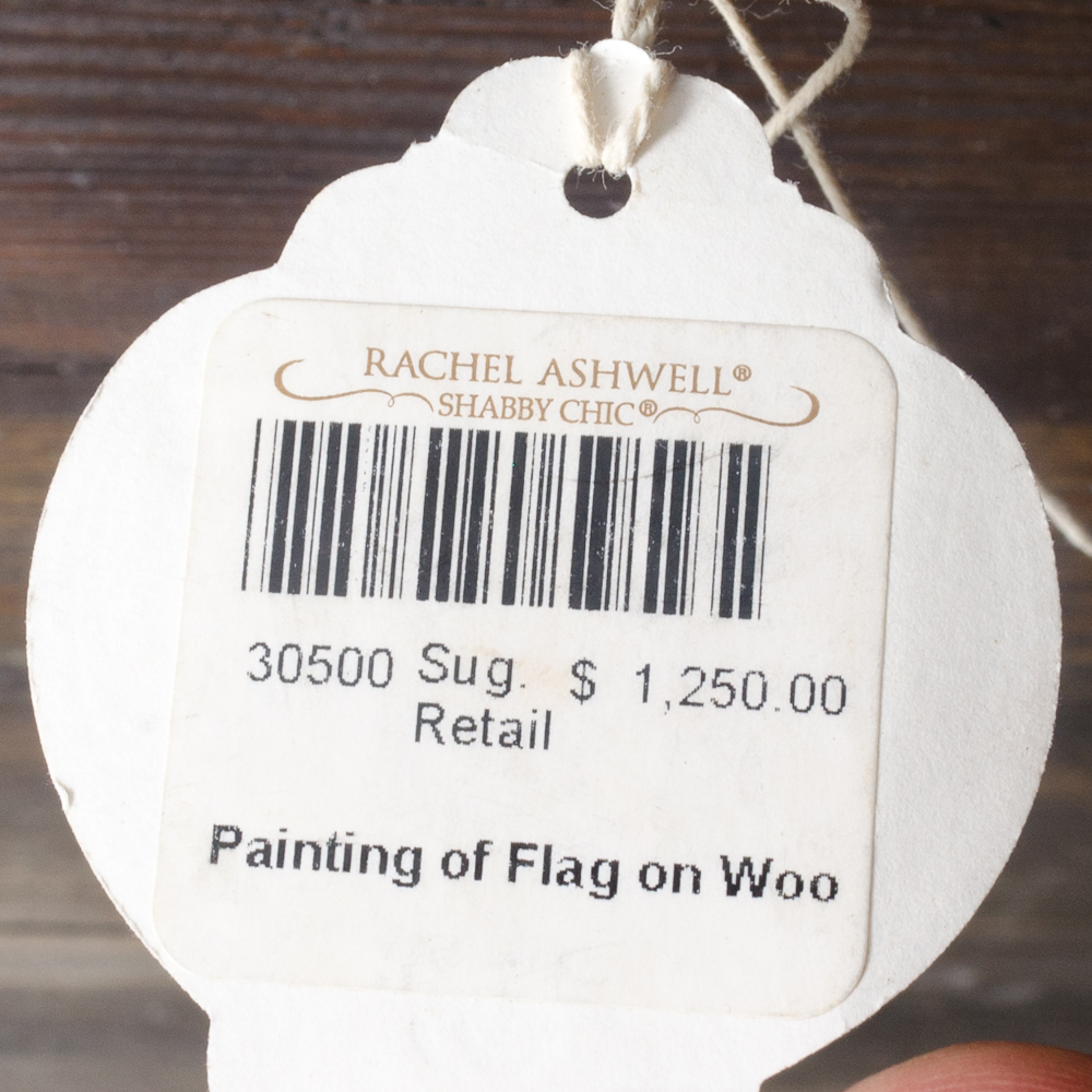 Rachel Ashwell Shabby Chic British Flags Painting on Wood