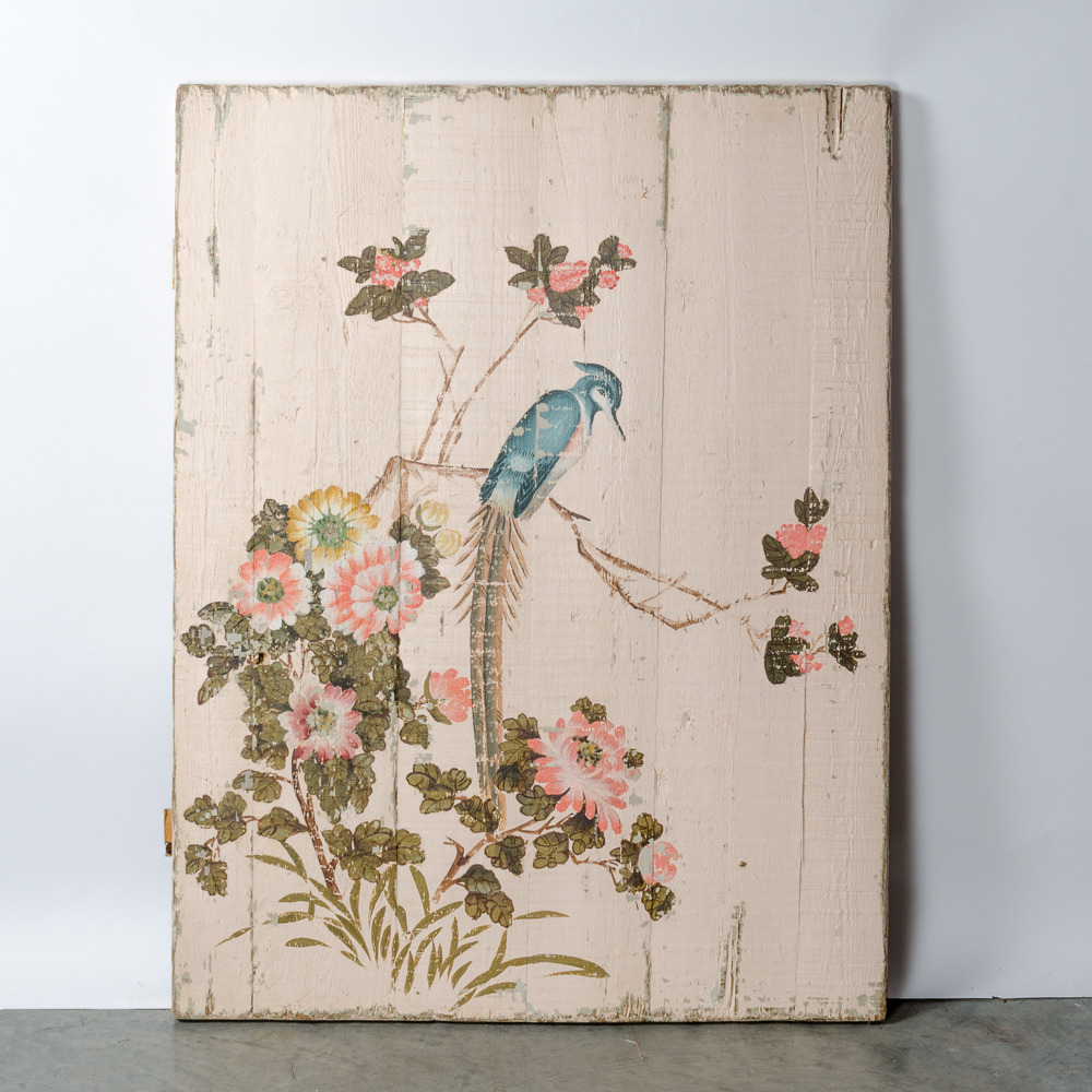 Rachel Ashwell Shabby Chic Bird Painting on Wood