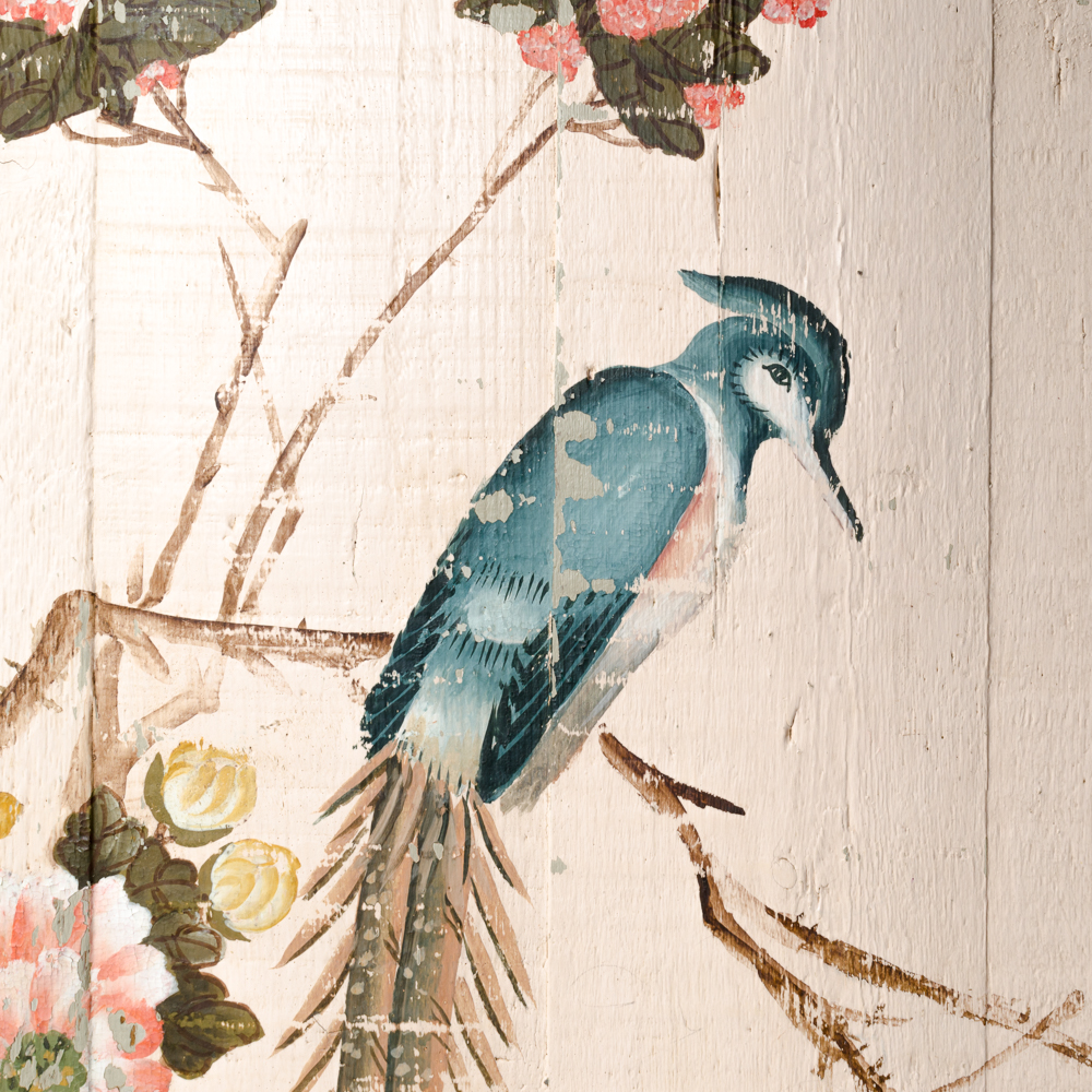 Rachel Ashwell Shabby Chic Bird Painting on Wood