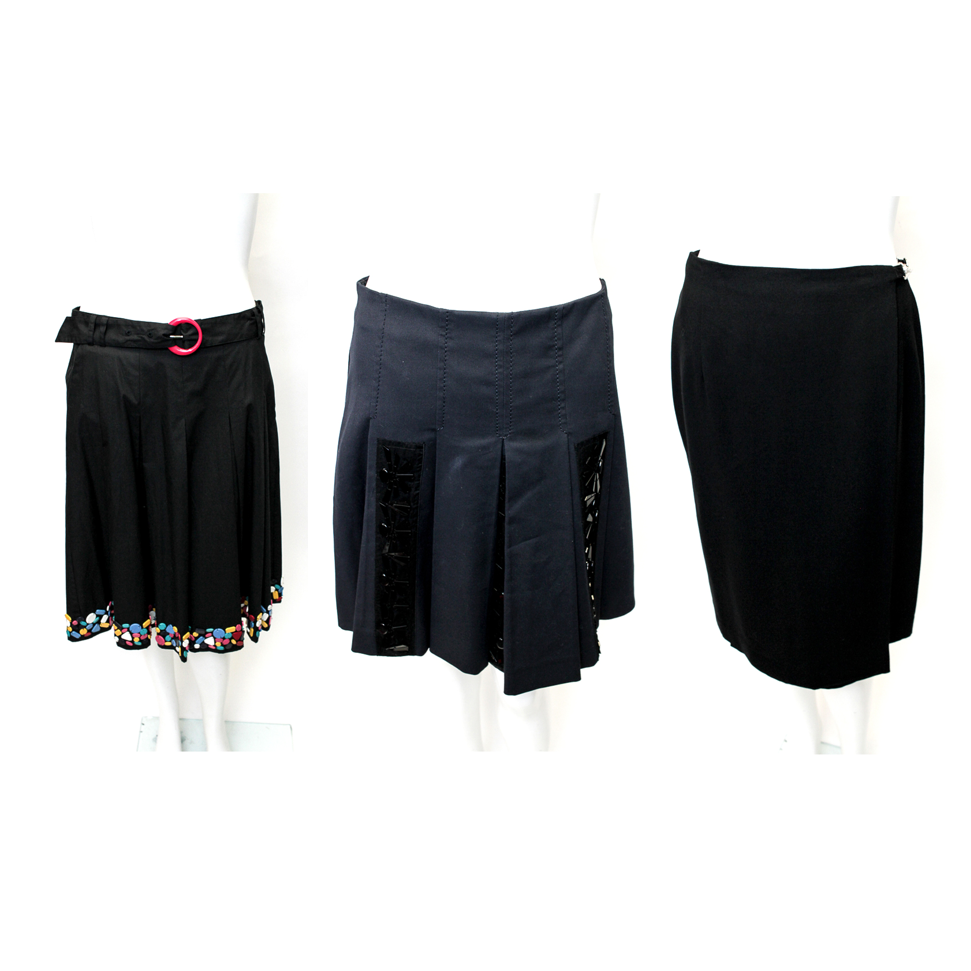 Women's Skirts Including Prada, Love Moschino and Burberry