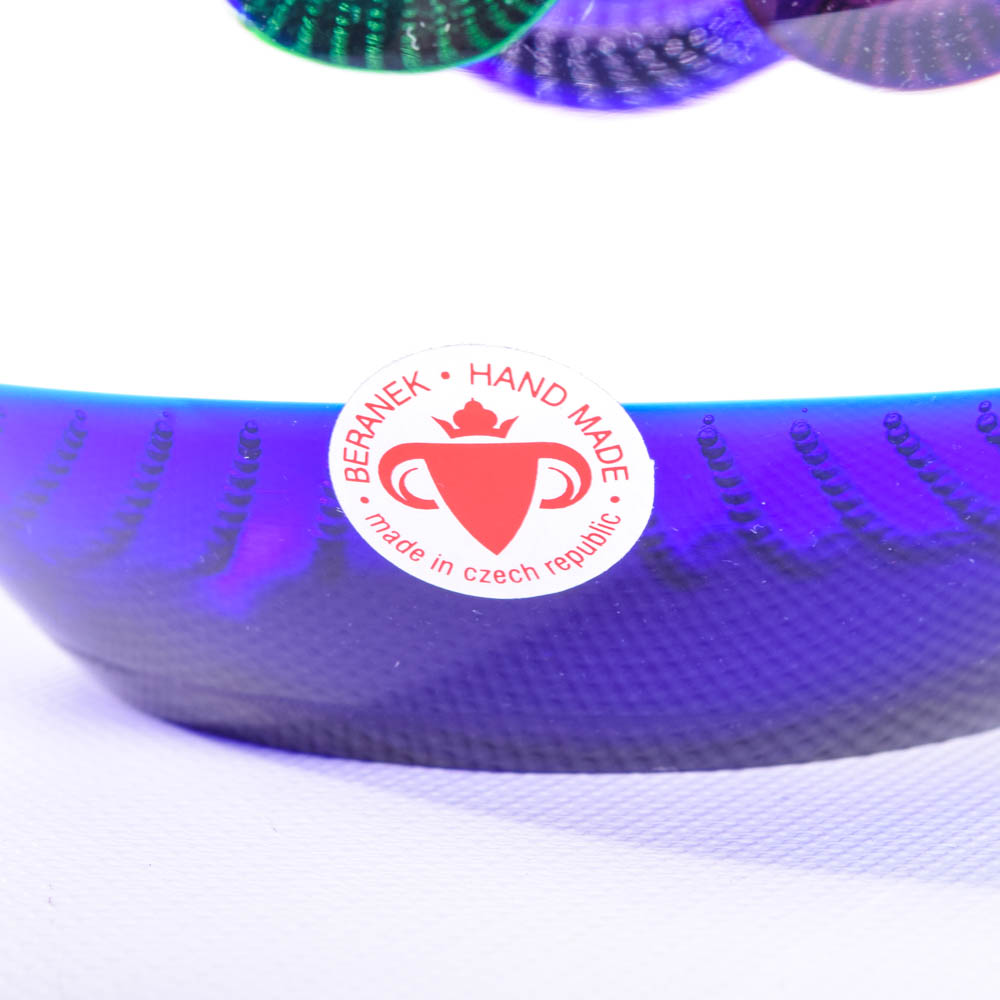 Beranek Art Glass Paperweight