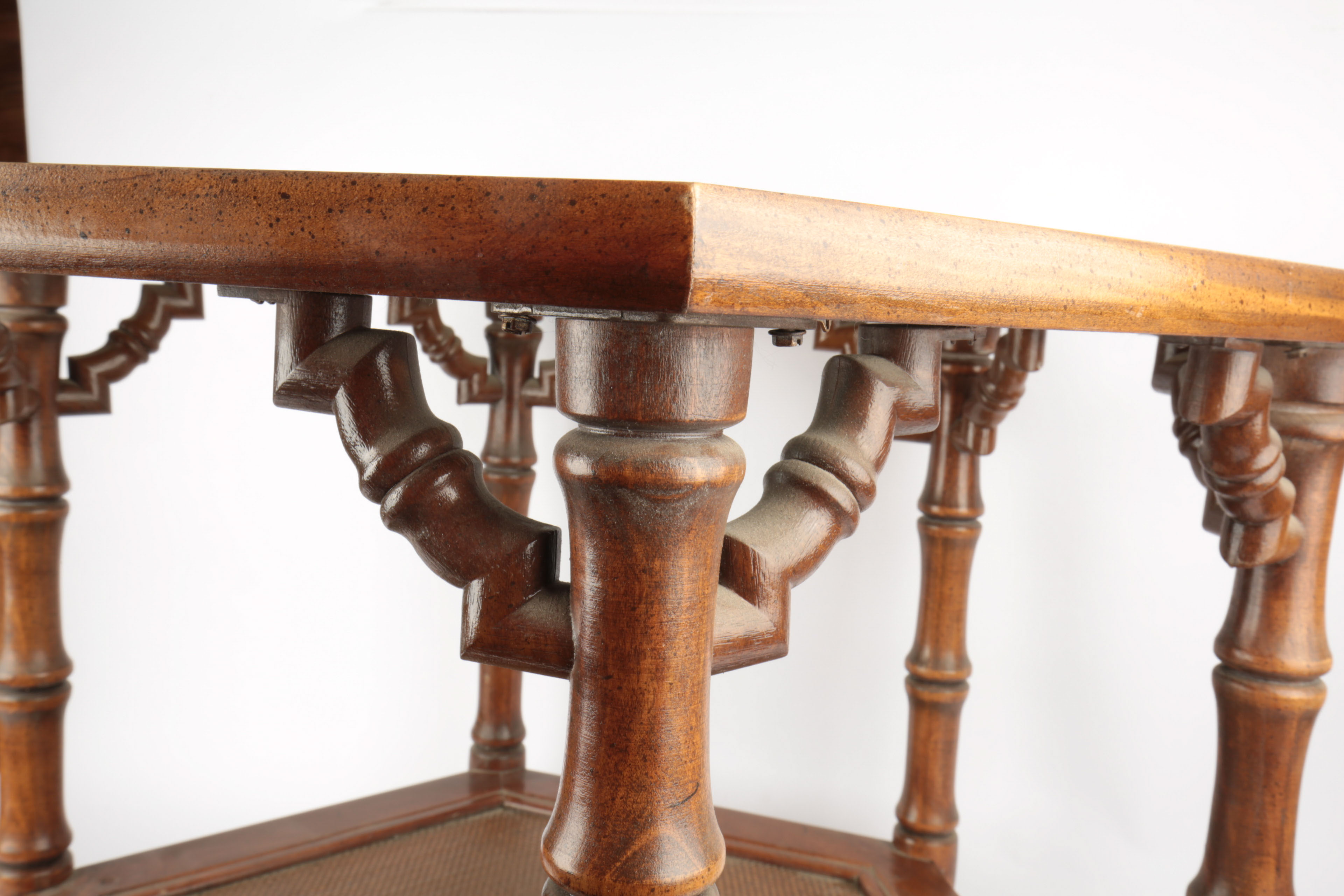 Hexagonal Side Table by Mersman