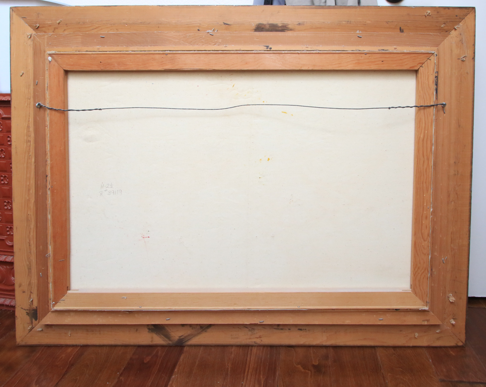 Oil on Canvas Still Life of Rose Bouquet