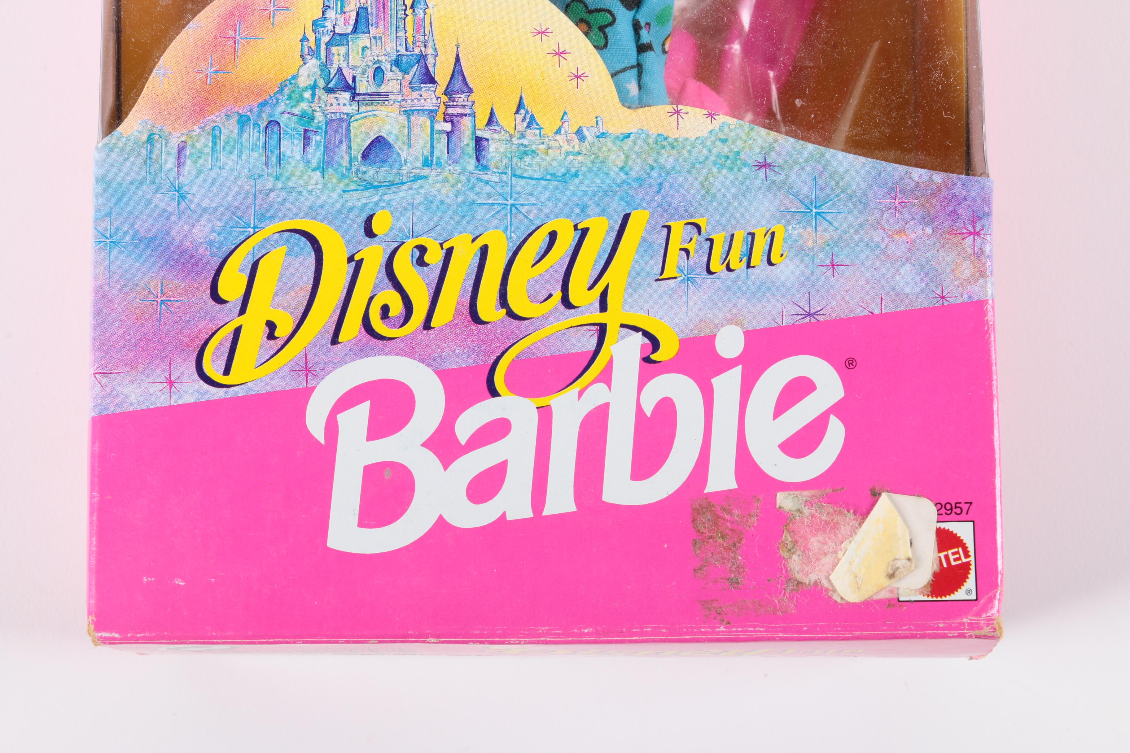 Pair of "Disney Fun" Barbie Dolls