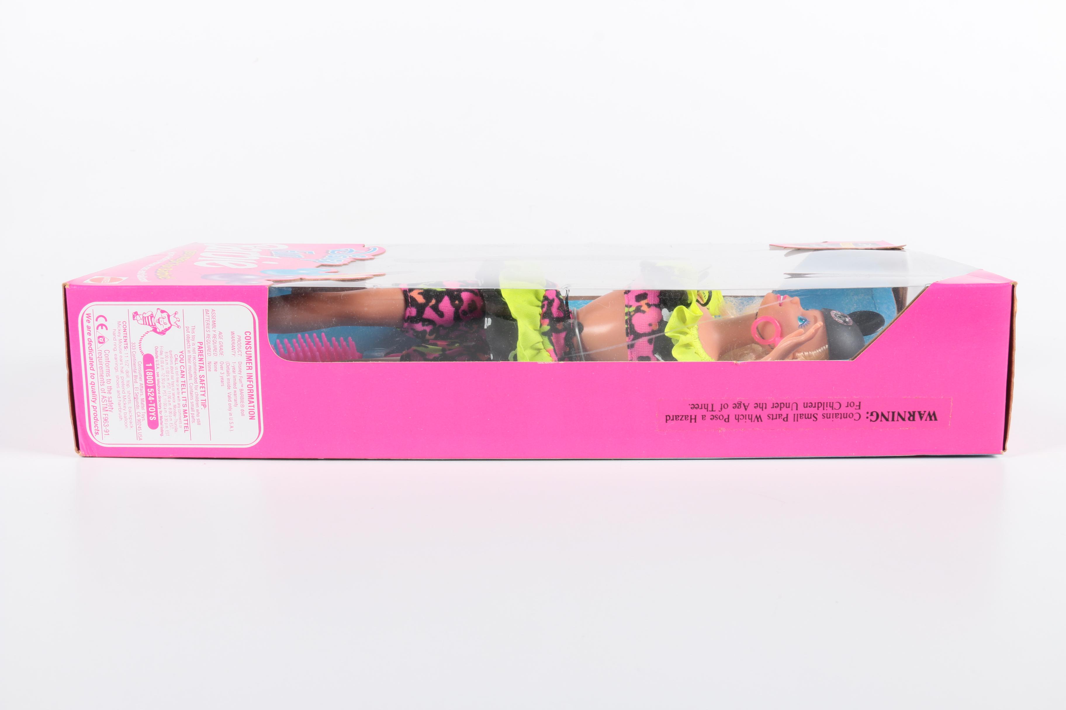 Pair of "Disney Fun" Barbie Dolls