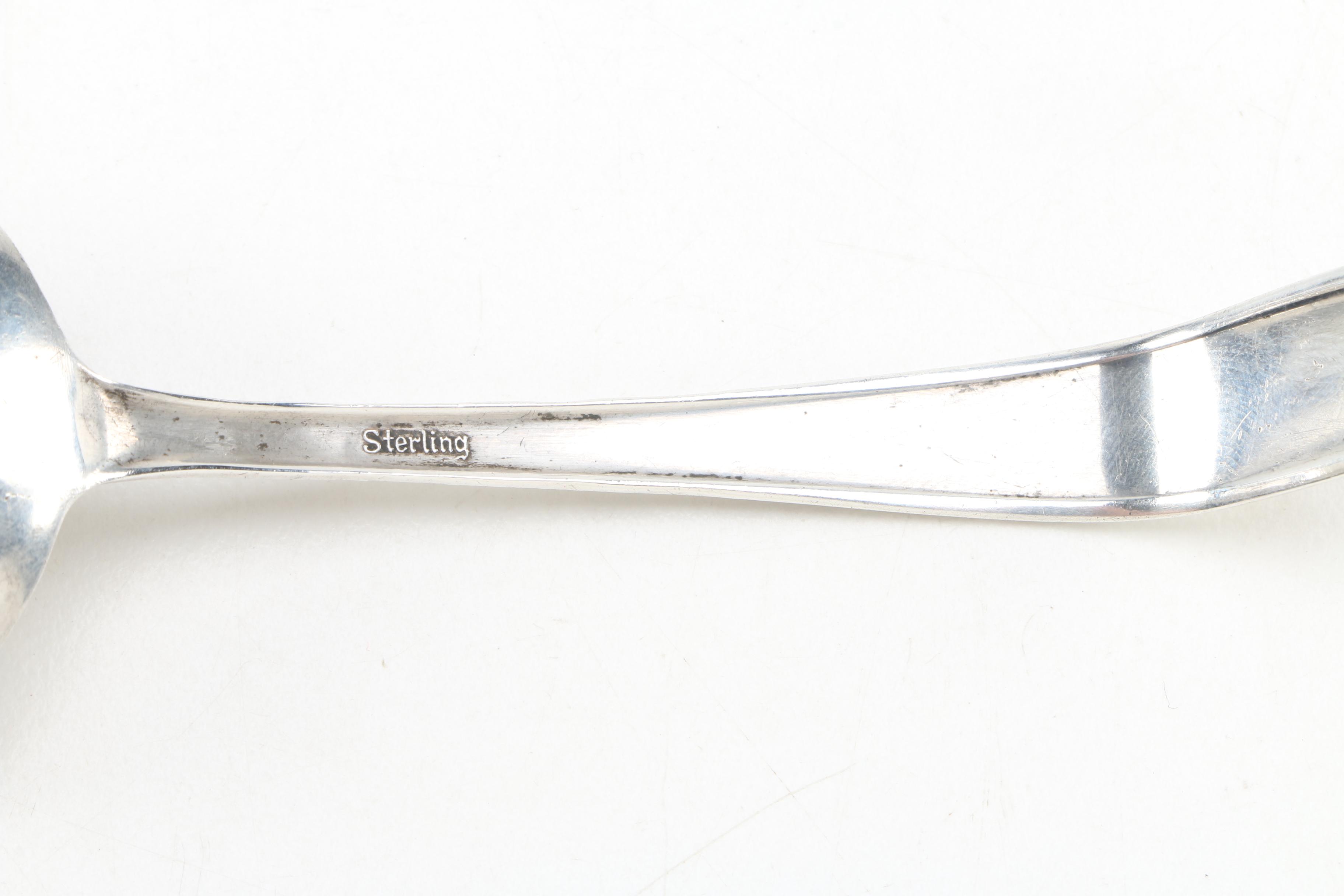 Collection of Sterling Silver Tableware Featuring Mueck-Carey Co.