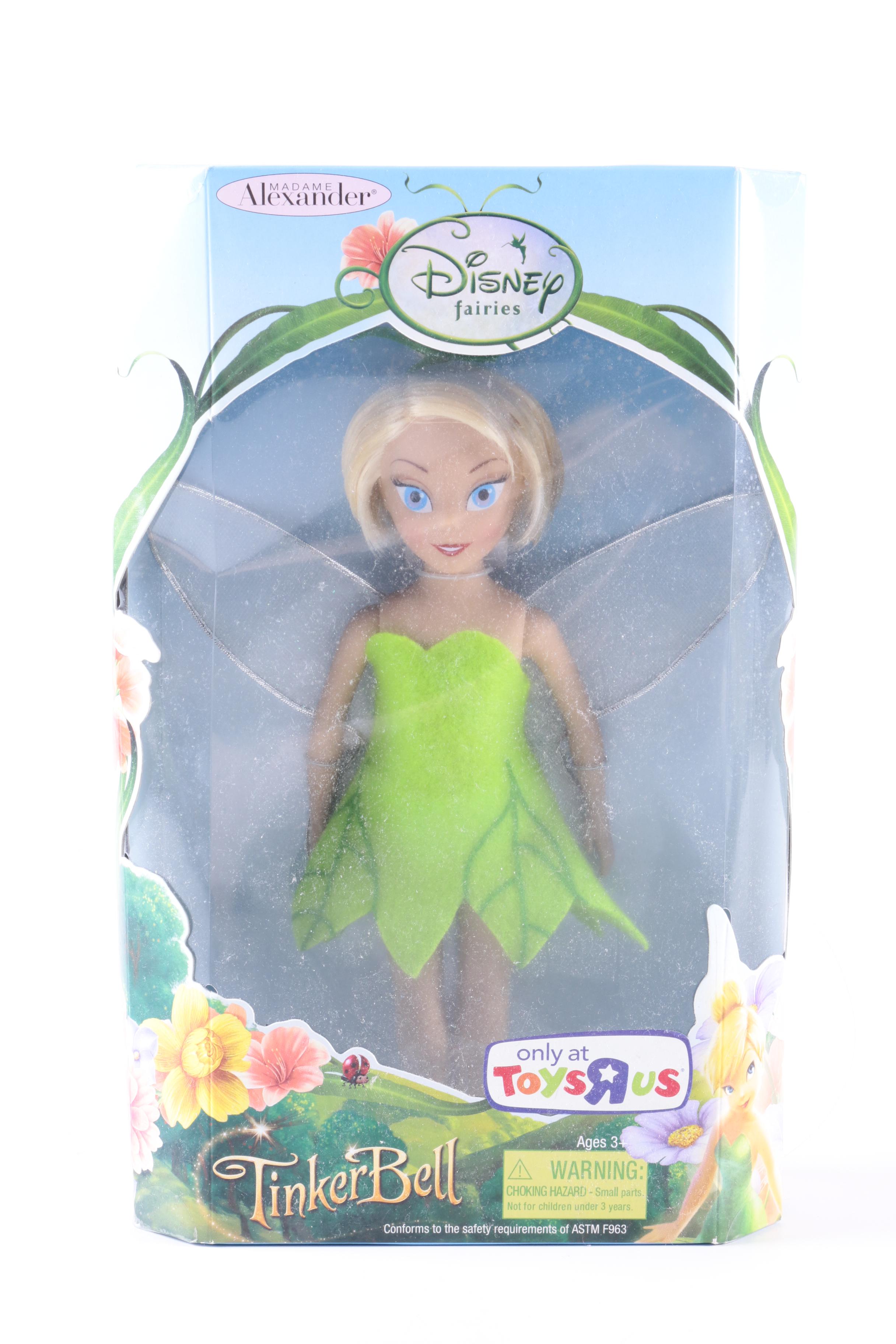 "Disney Fairies" Tinker Bell Dolls Including Madame Alexander