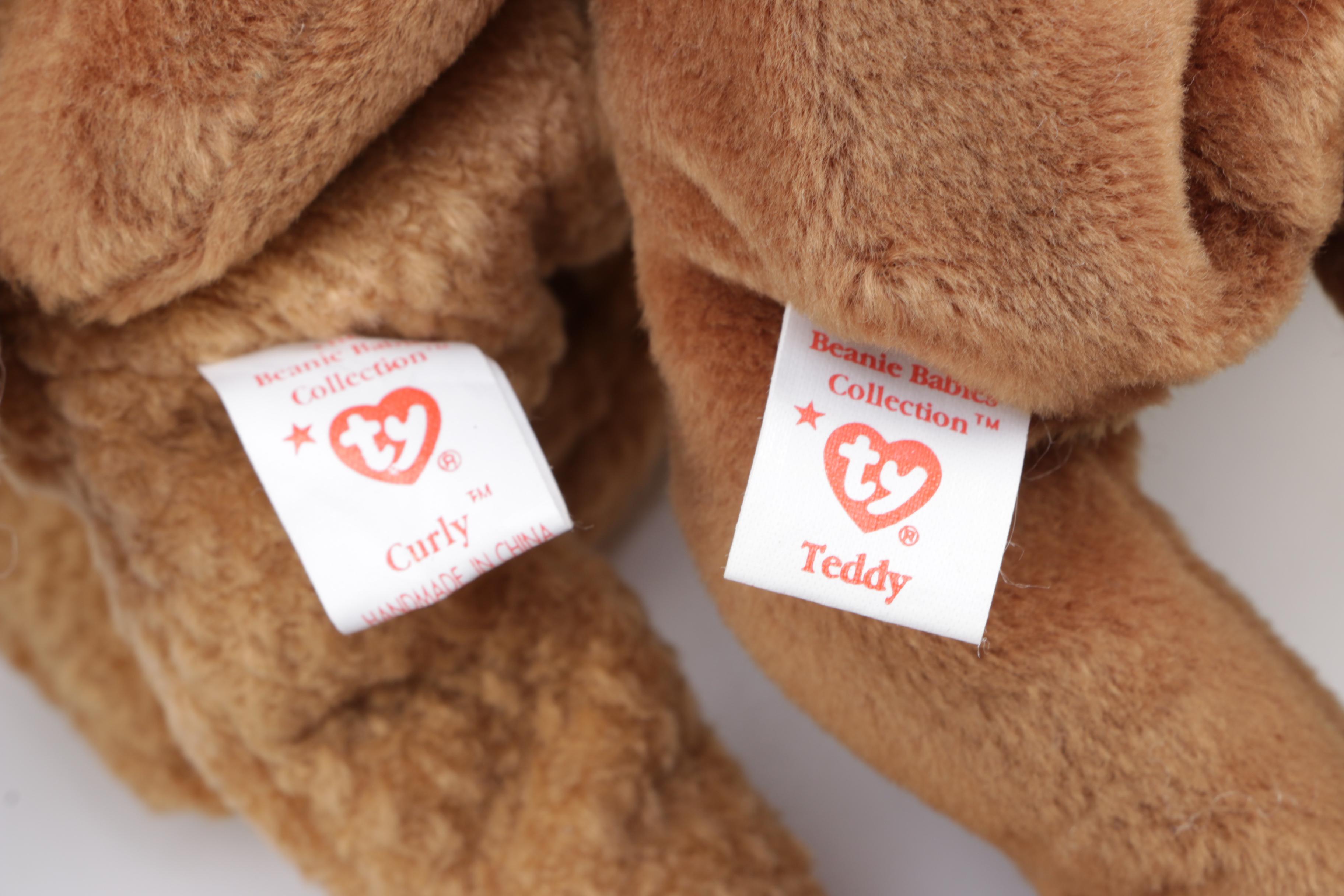 Collection of "Beanie Baby" Stuffed Animals