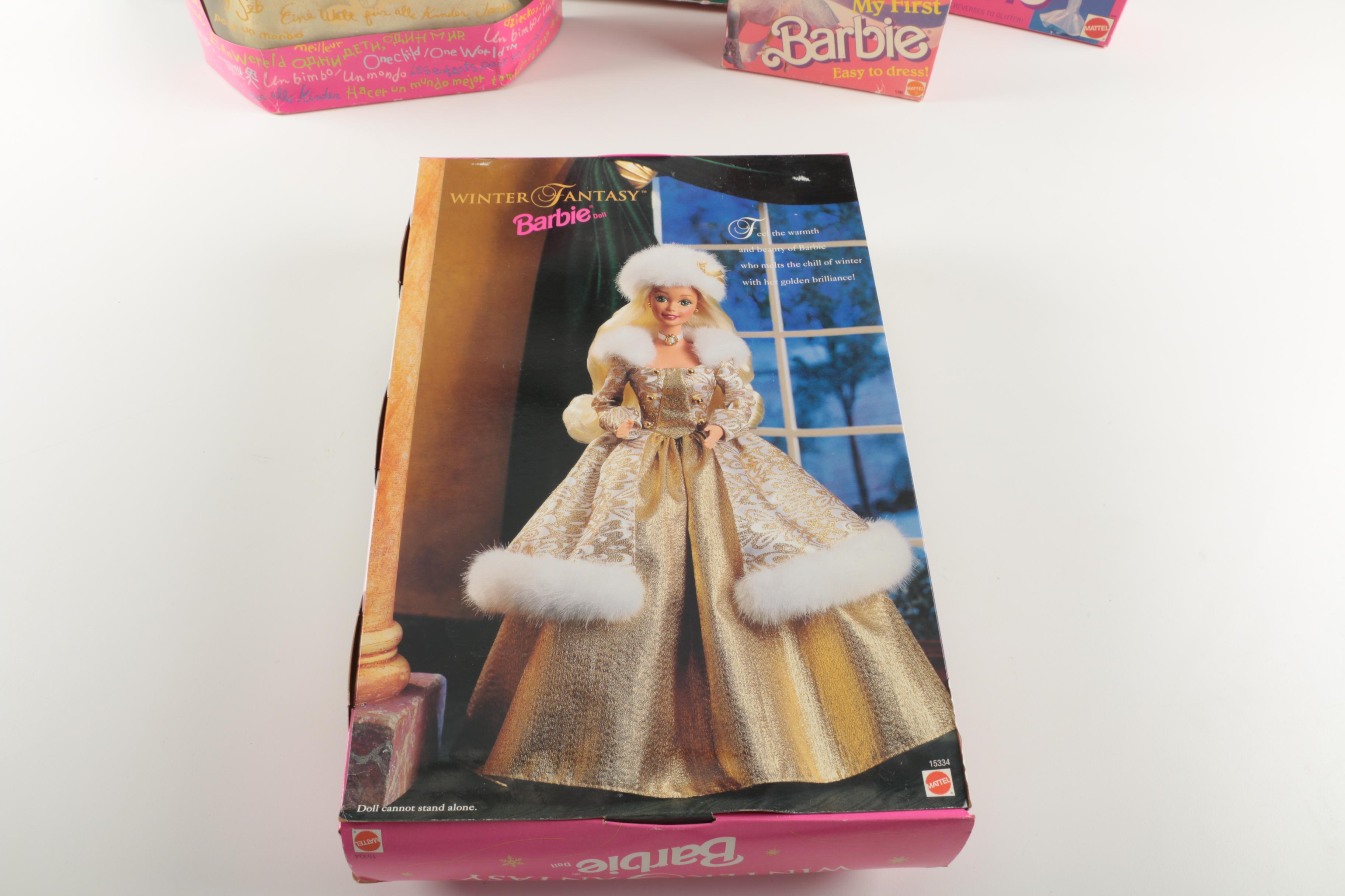 Seasonal and Themed Barbies in Boxes