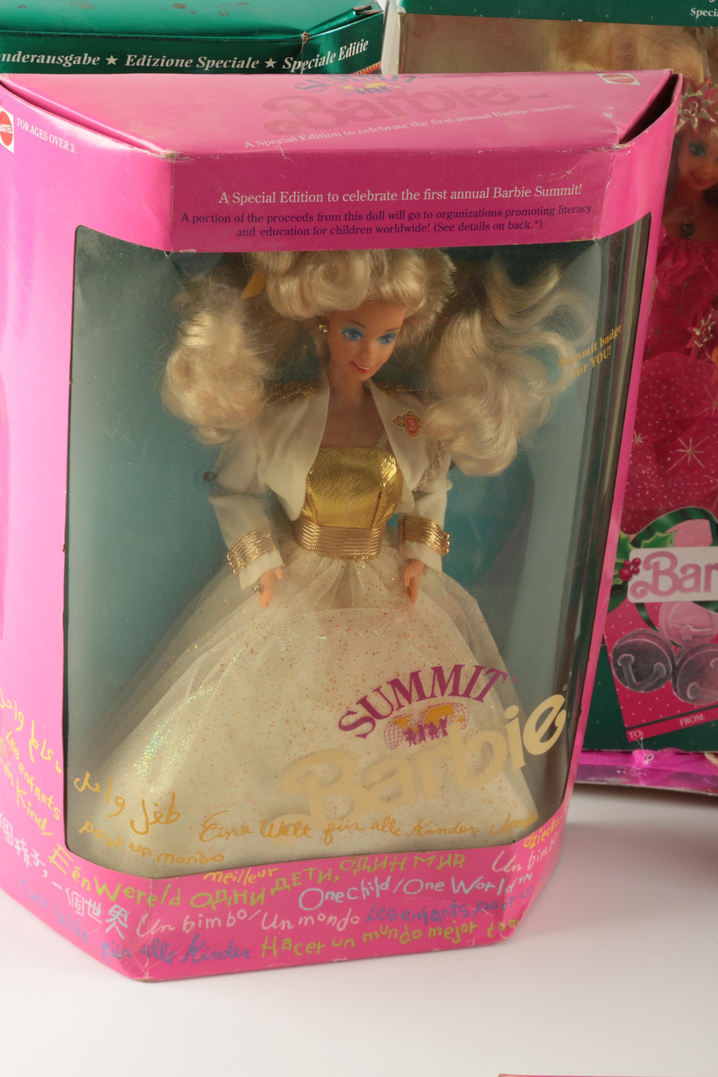 Seasonal and Themed Barbies in Boxes