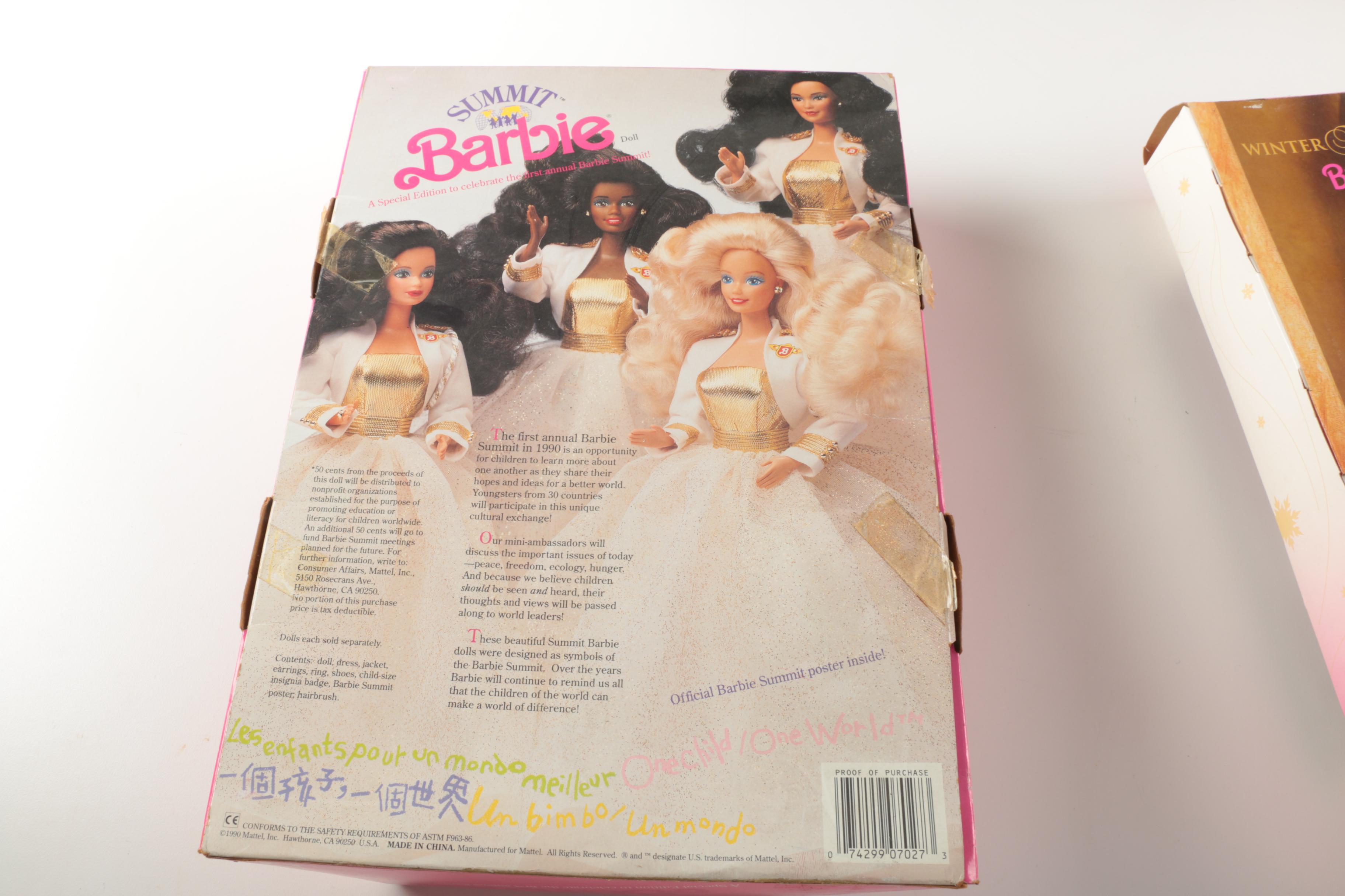 Seasonal and Themed Barbies in Boxes