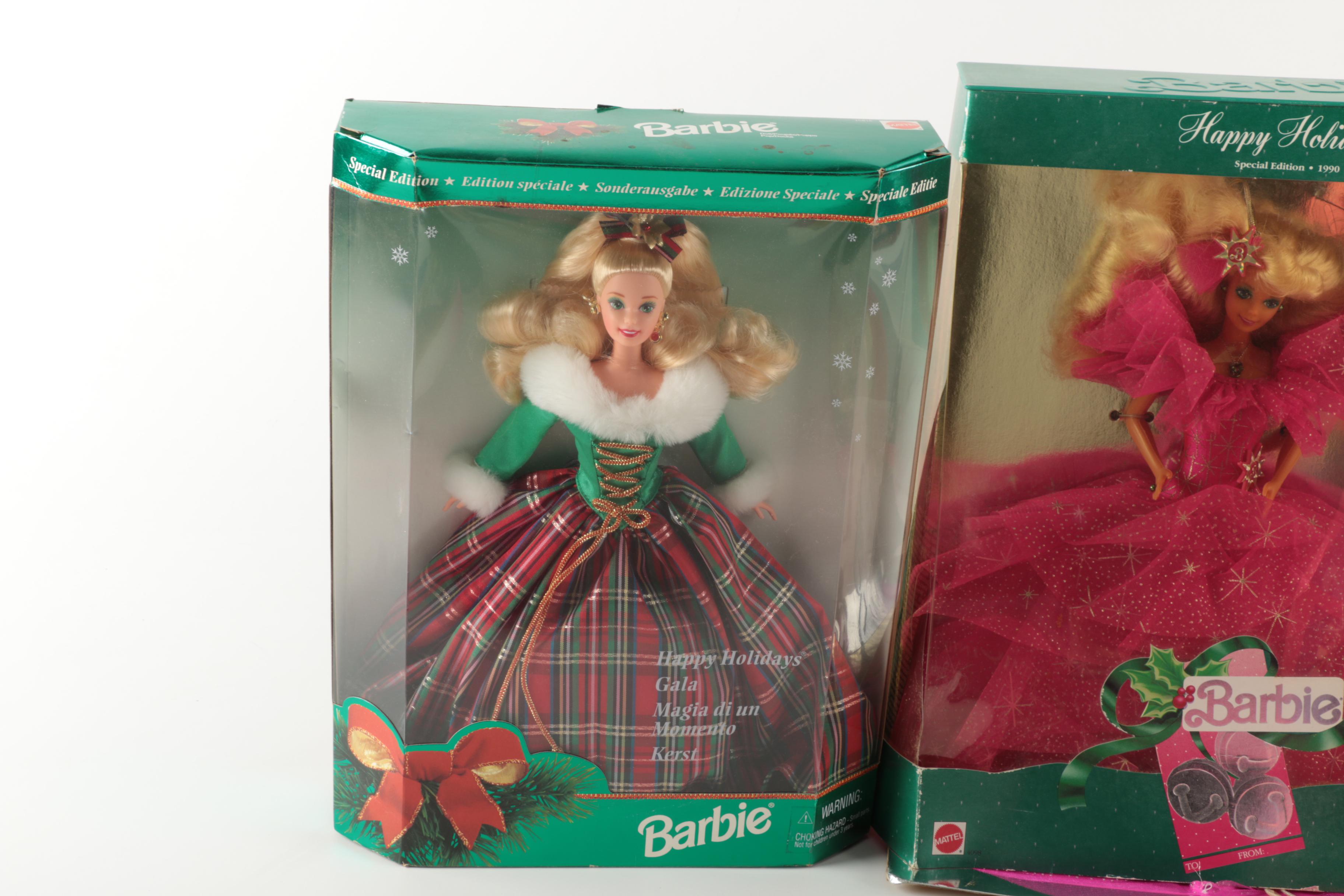 Seasonal and Themed Barbies in Boxes