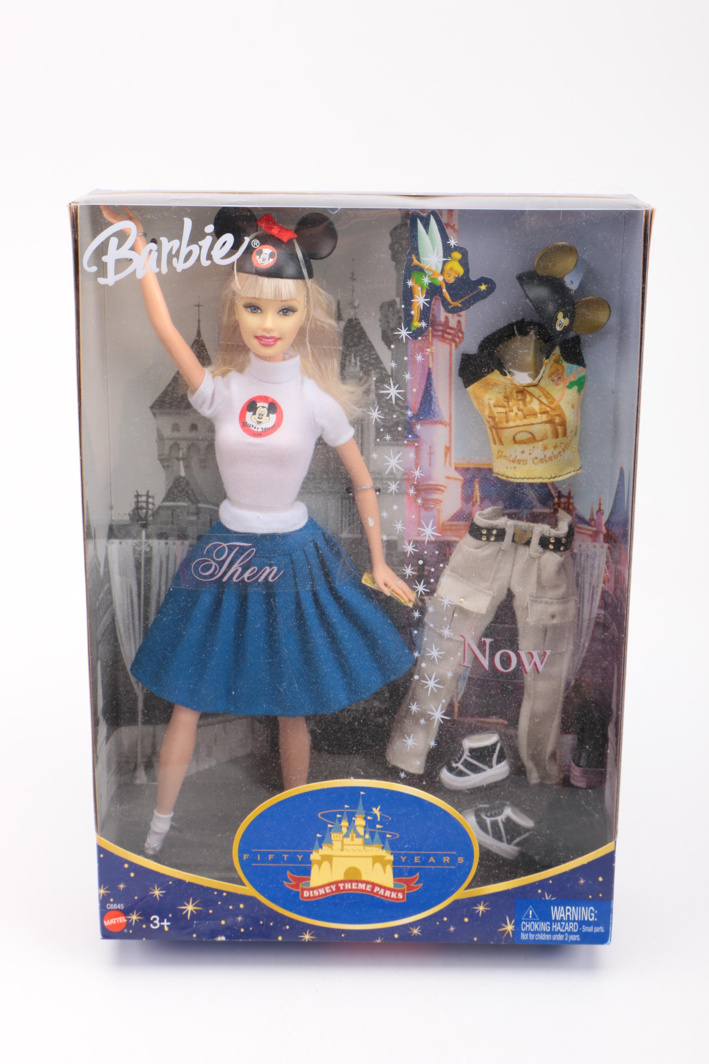 Disney Barbie Dolls in Boxes