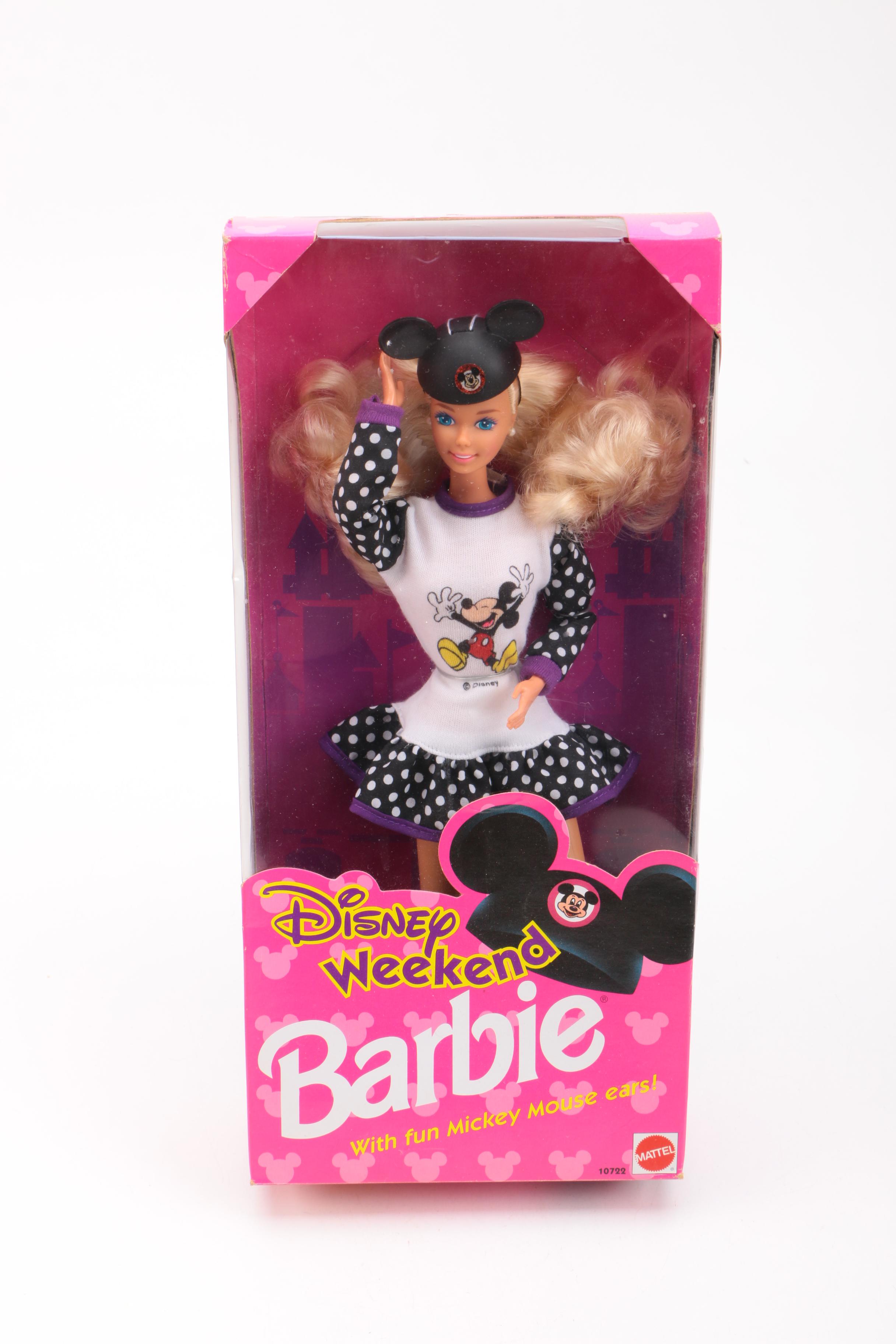 Disney Barbie Dolls in Boxes