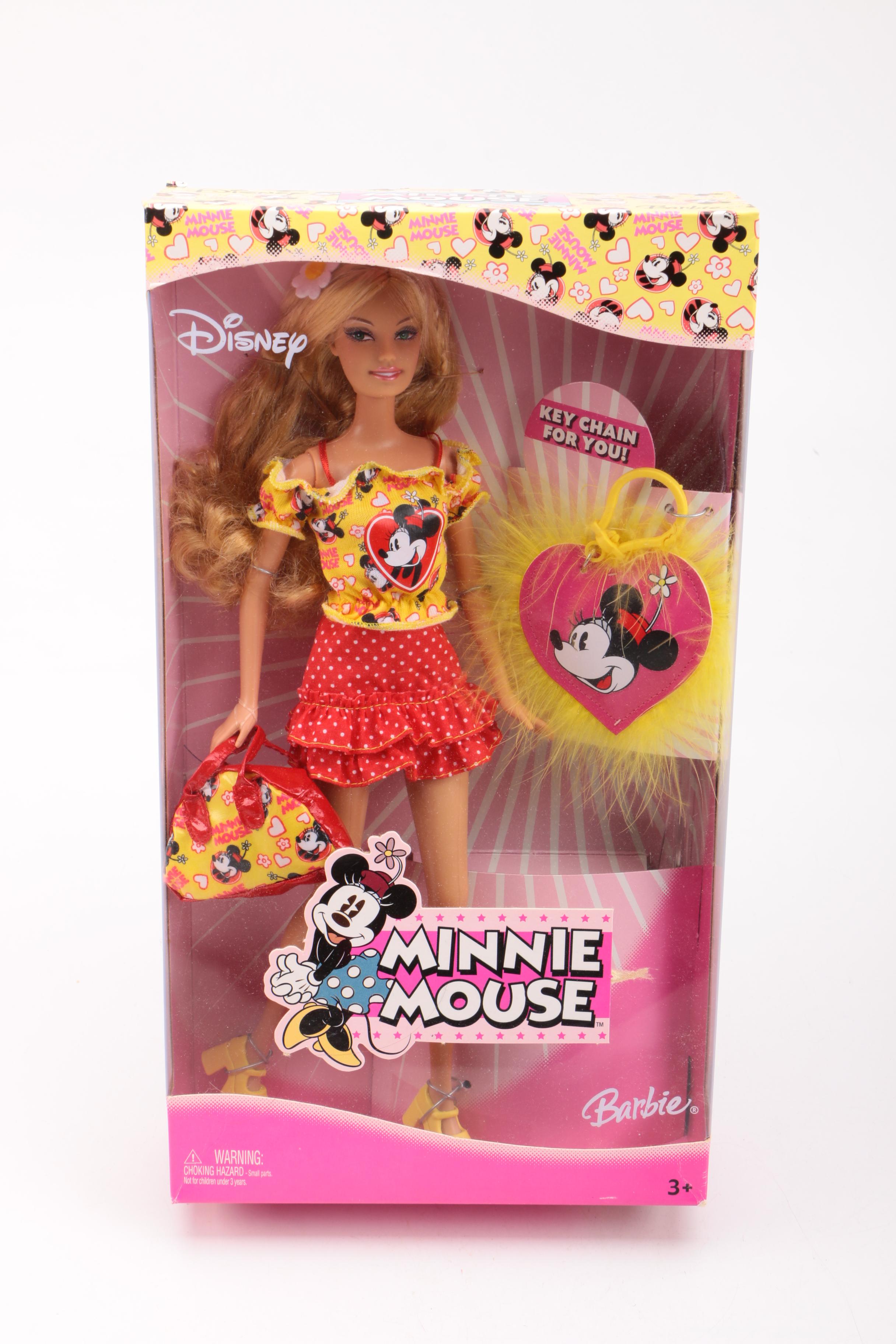 Disney Barbie Dolls in Boxes