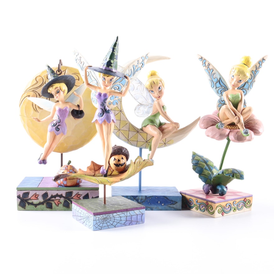 Walt Disney "Showcase Collection" Disney Traditions Tinkerbell Figurines
