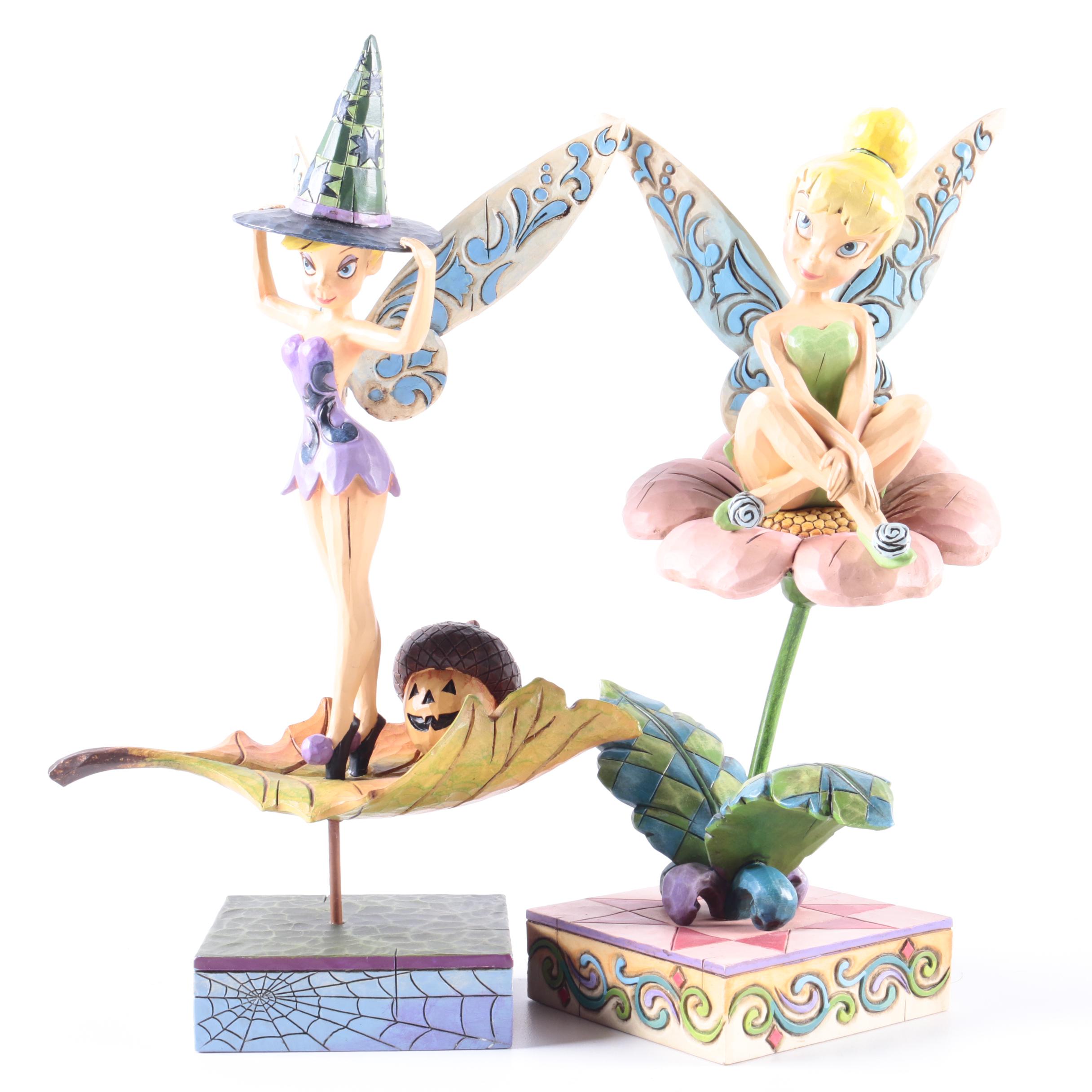 Walt Disney "Showcase Collection" Disney Traditions Tinkerbell Figurines