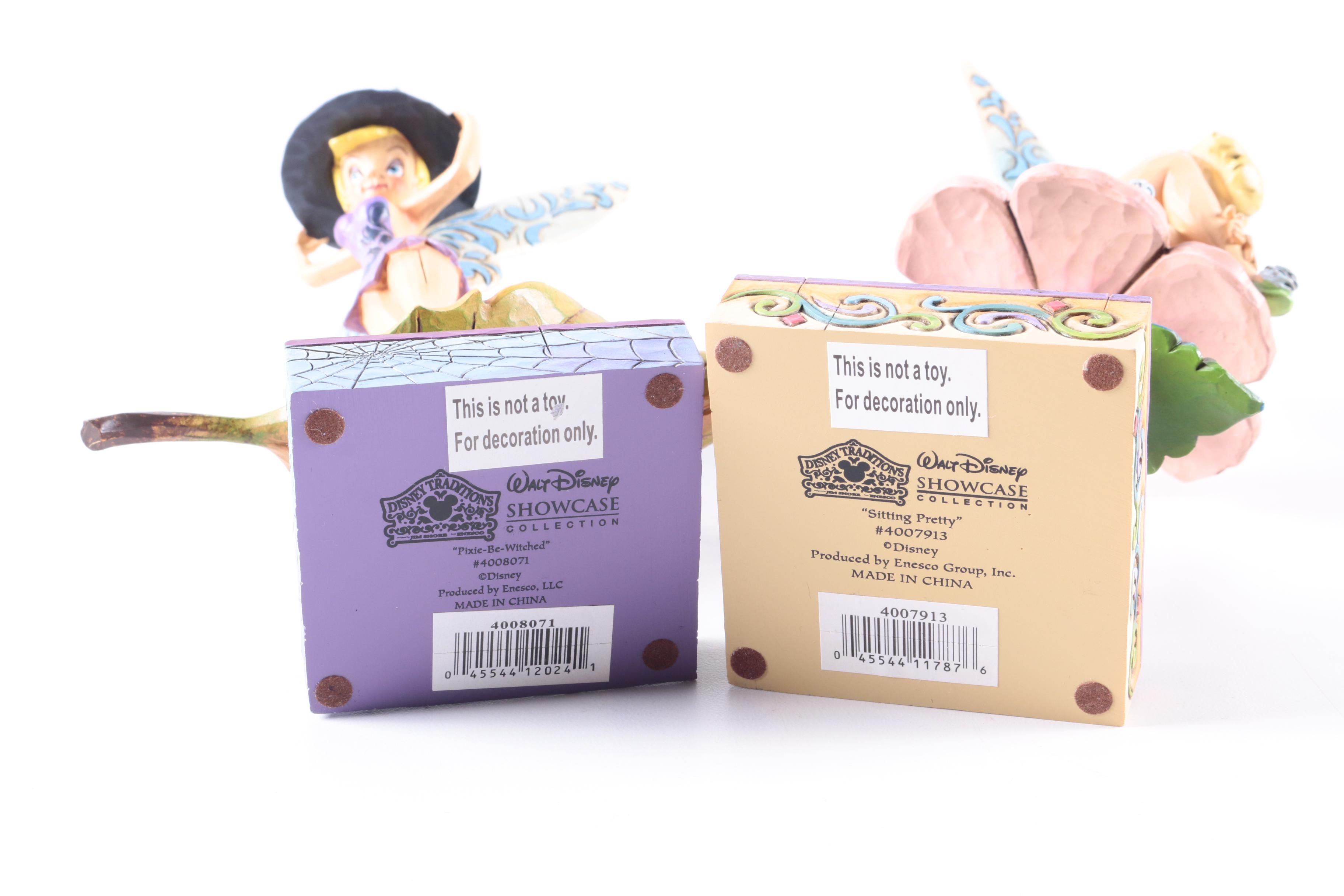 Walt Disney "Showcase Collection" Disney Traditions Tinkerbell Figurines