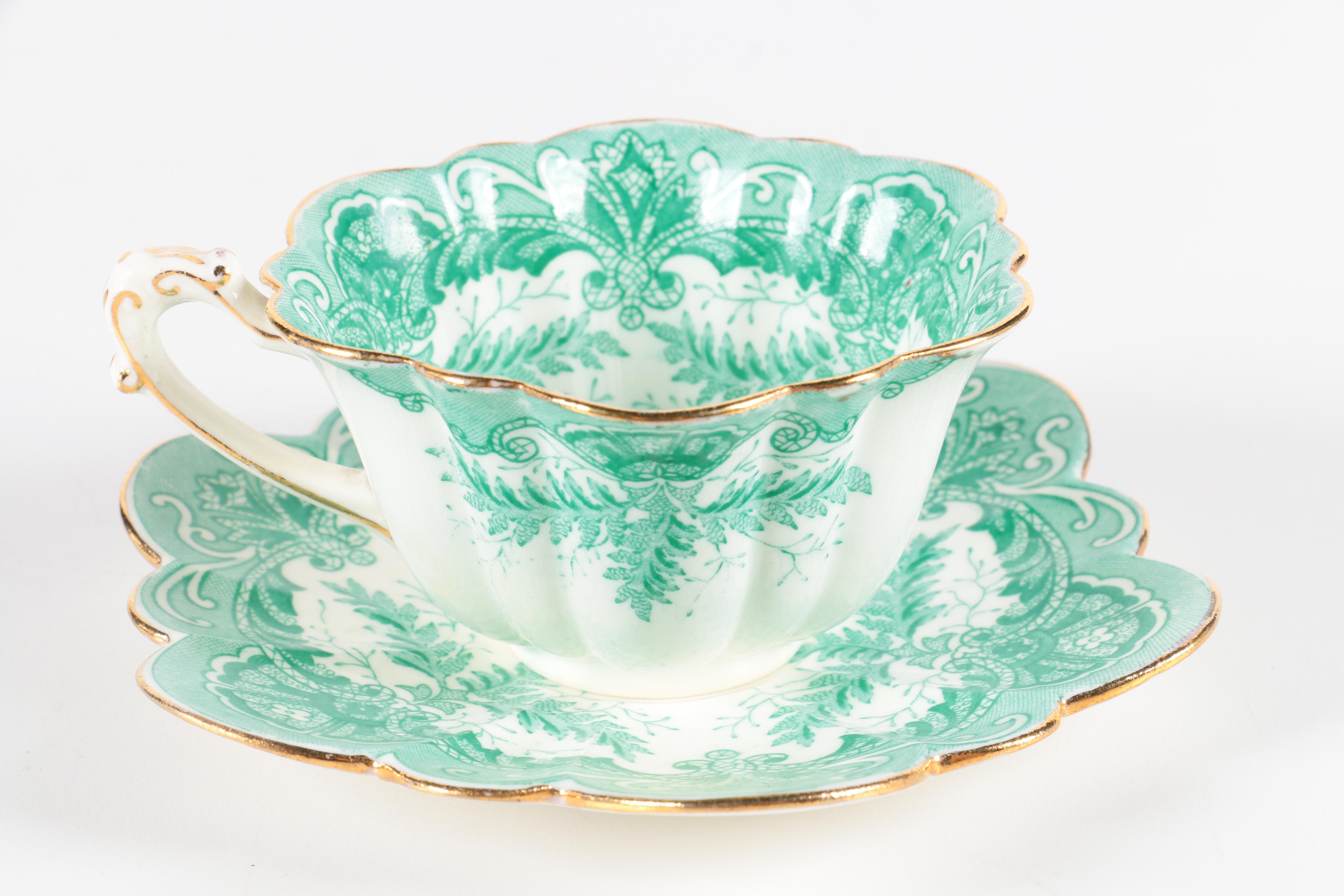 Vintage Shelley Wileman & Co. China Teacup and Saucer