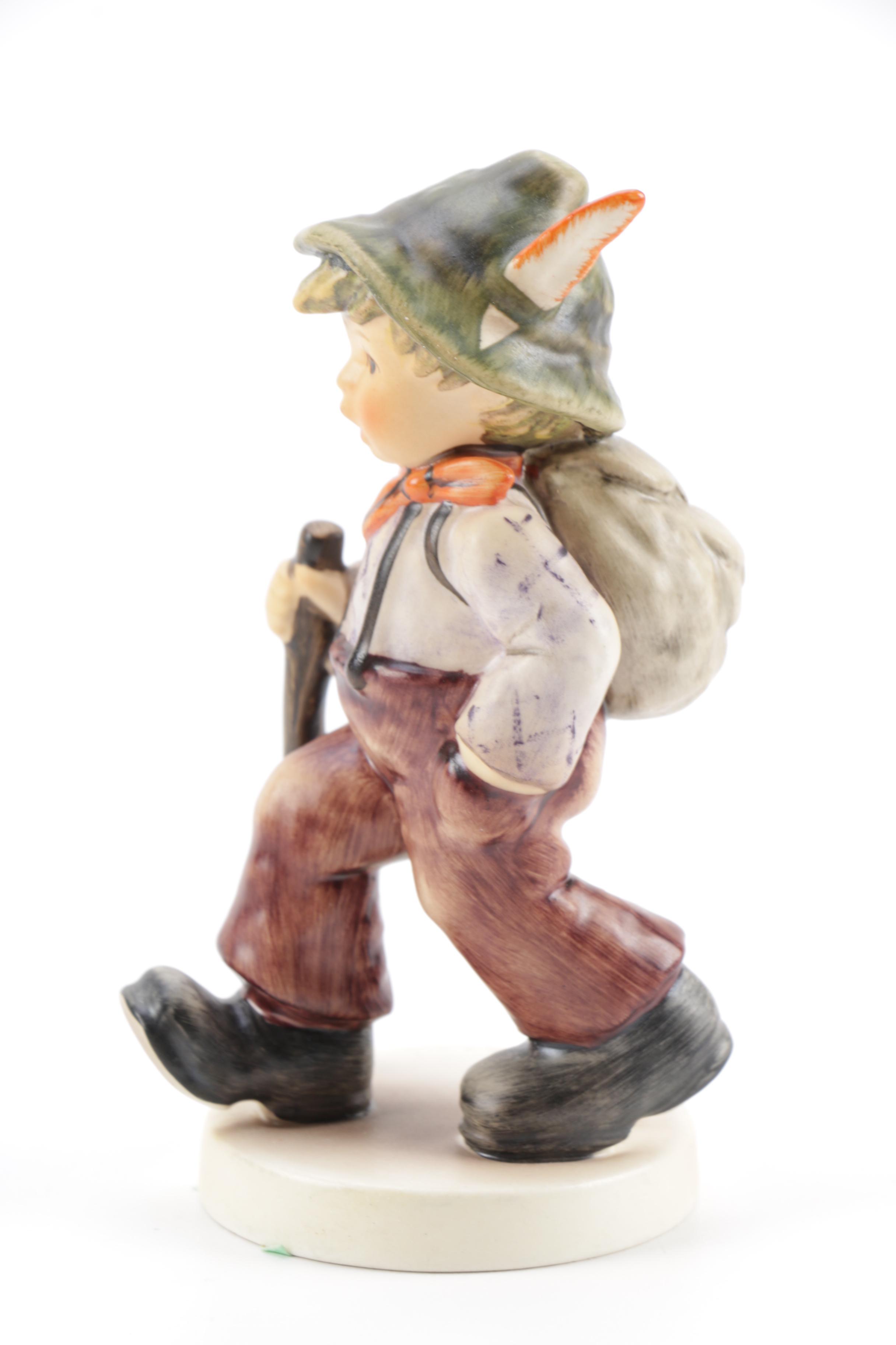 Guiseppe Armani Porcelain Figurine and Hummel "Grandma's Boy"