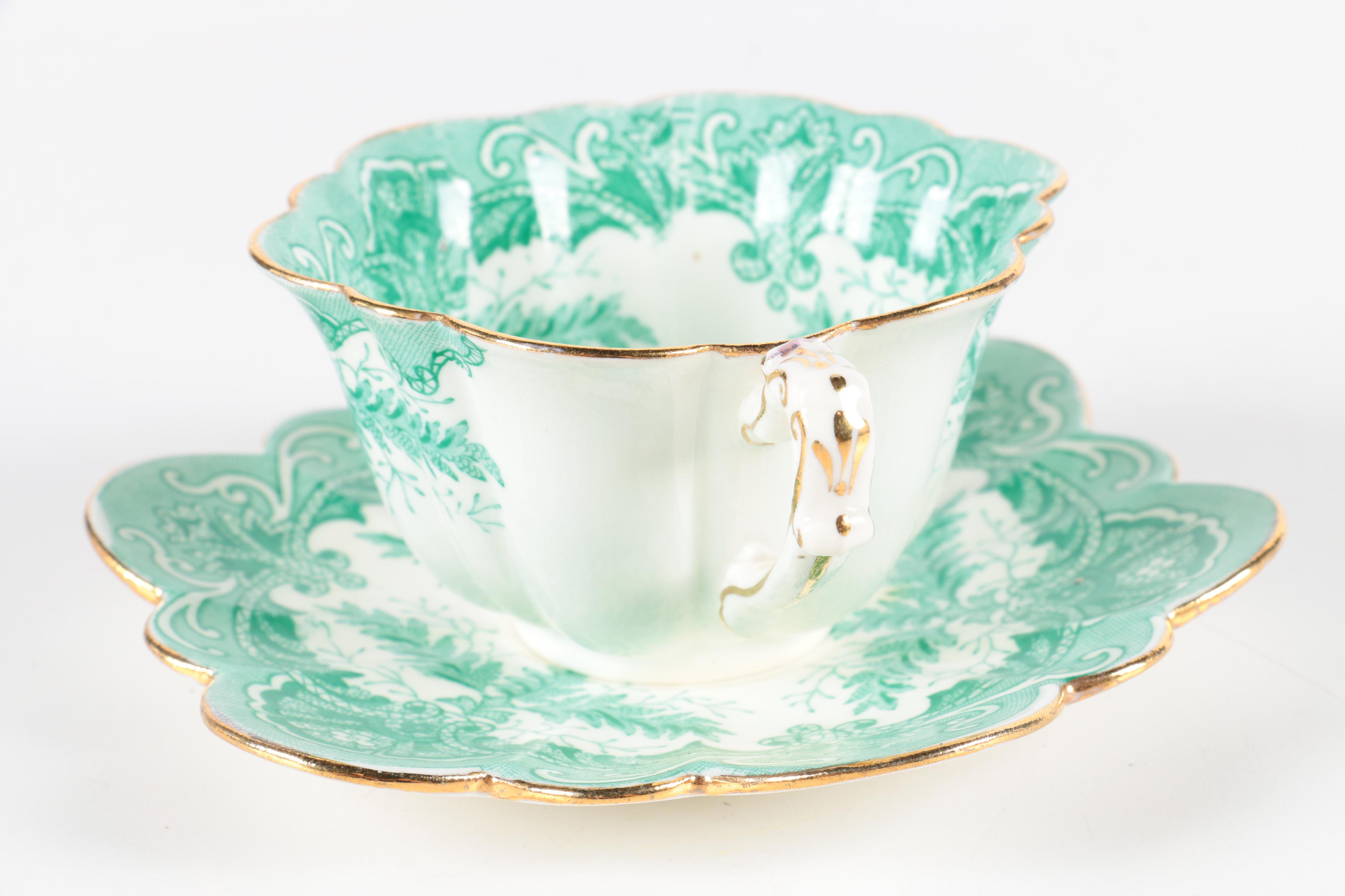 Vintage Shelley Wileman & Co. China Teacup and Saucer