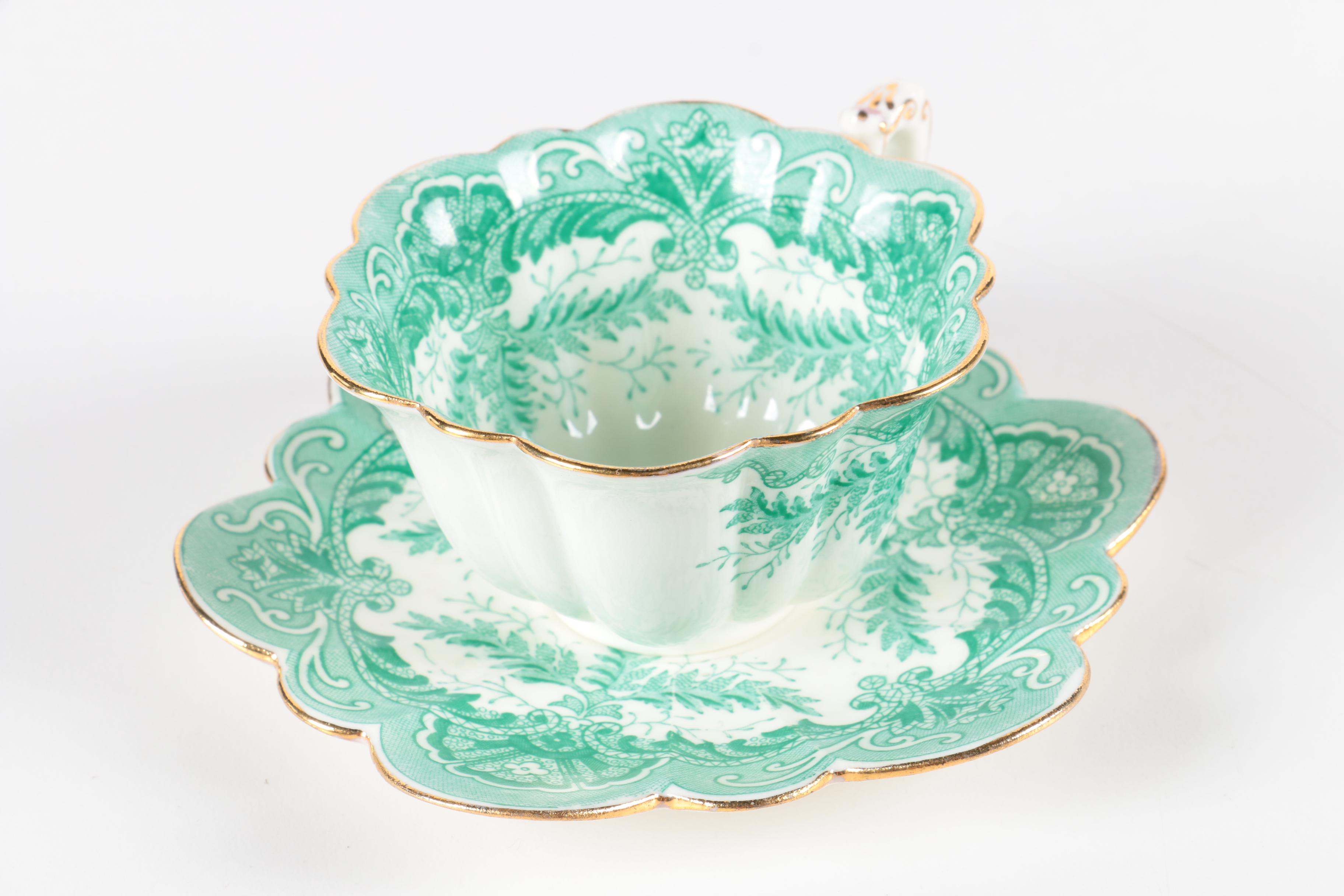 Vintage Shelley Wileman & Co. China Teacup and Saucer