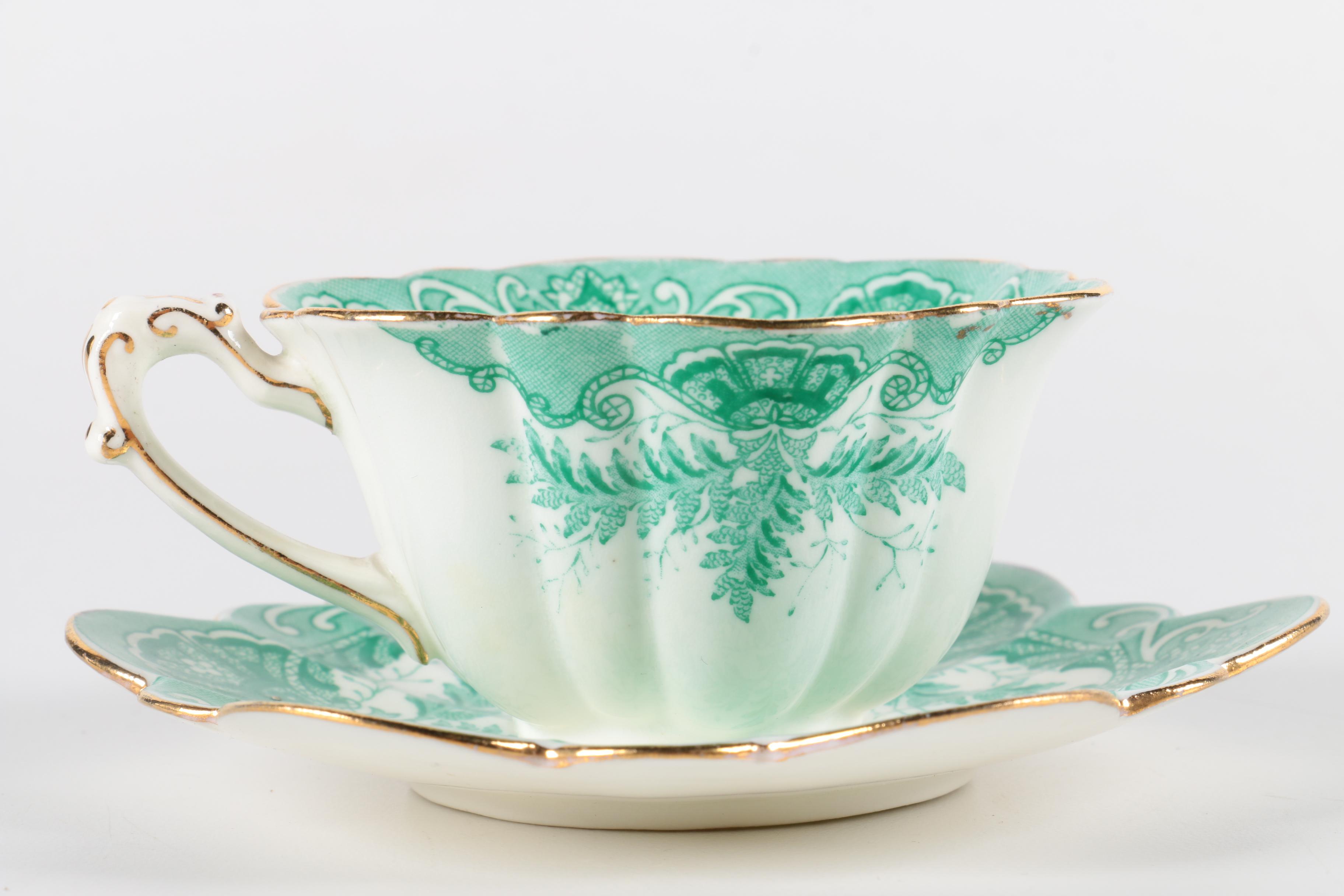 Vintage Shelley Wileman & Co. China Teacup and Saucer