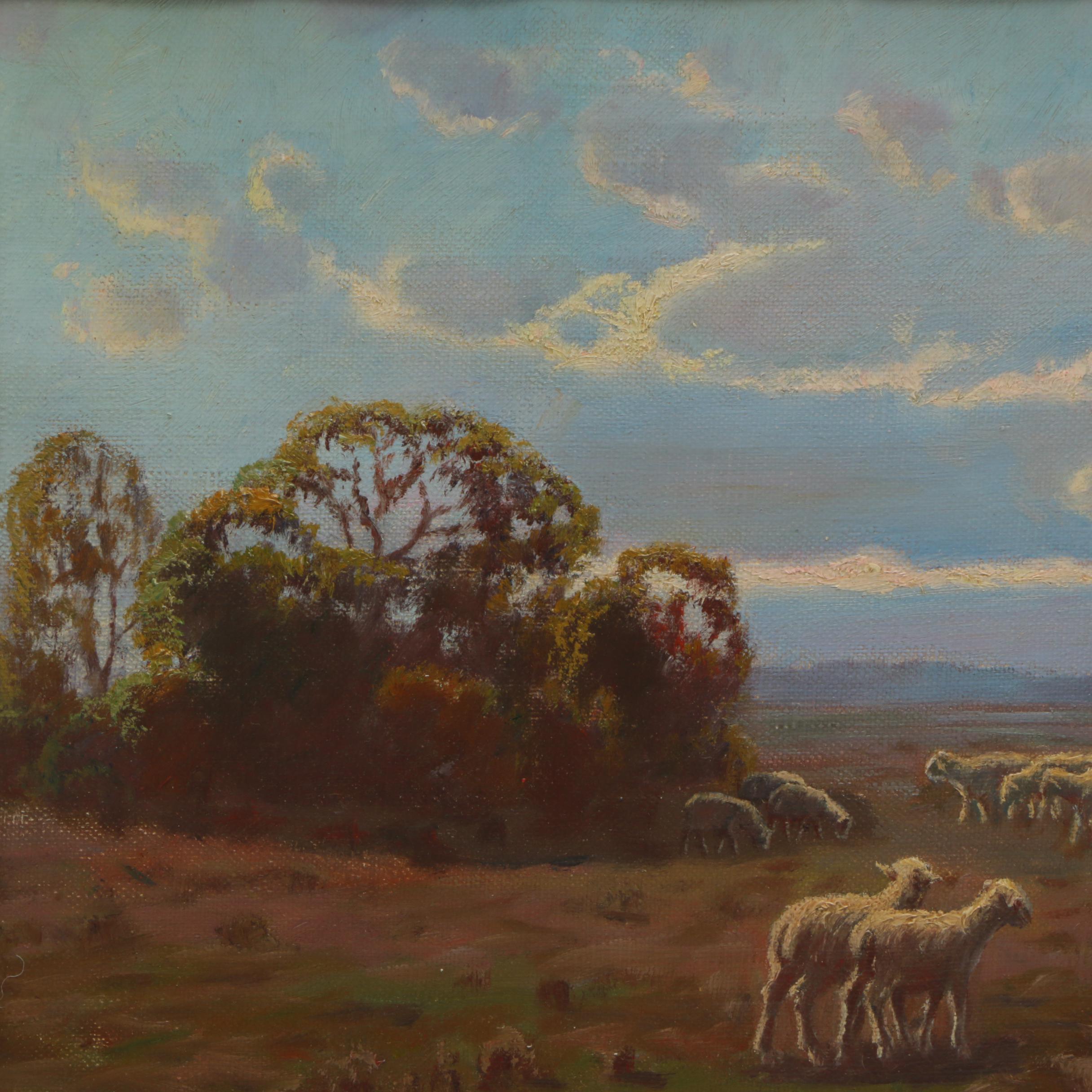 H. Peabody Flagg Oil Painting "Early Morning"