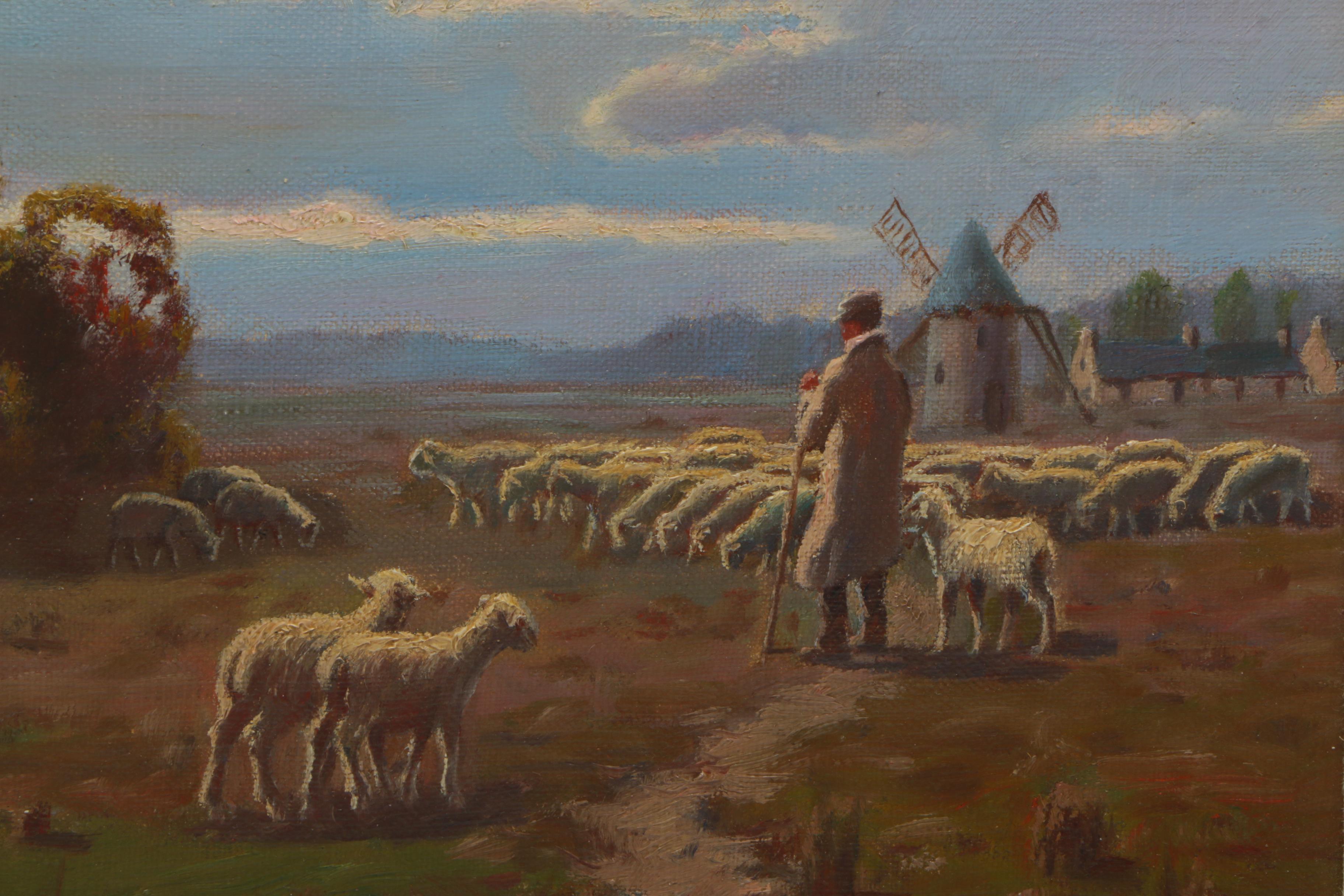 H. Peabody Flagg Oil Painting "Early Morning"