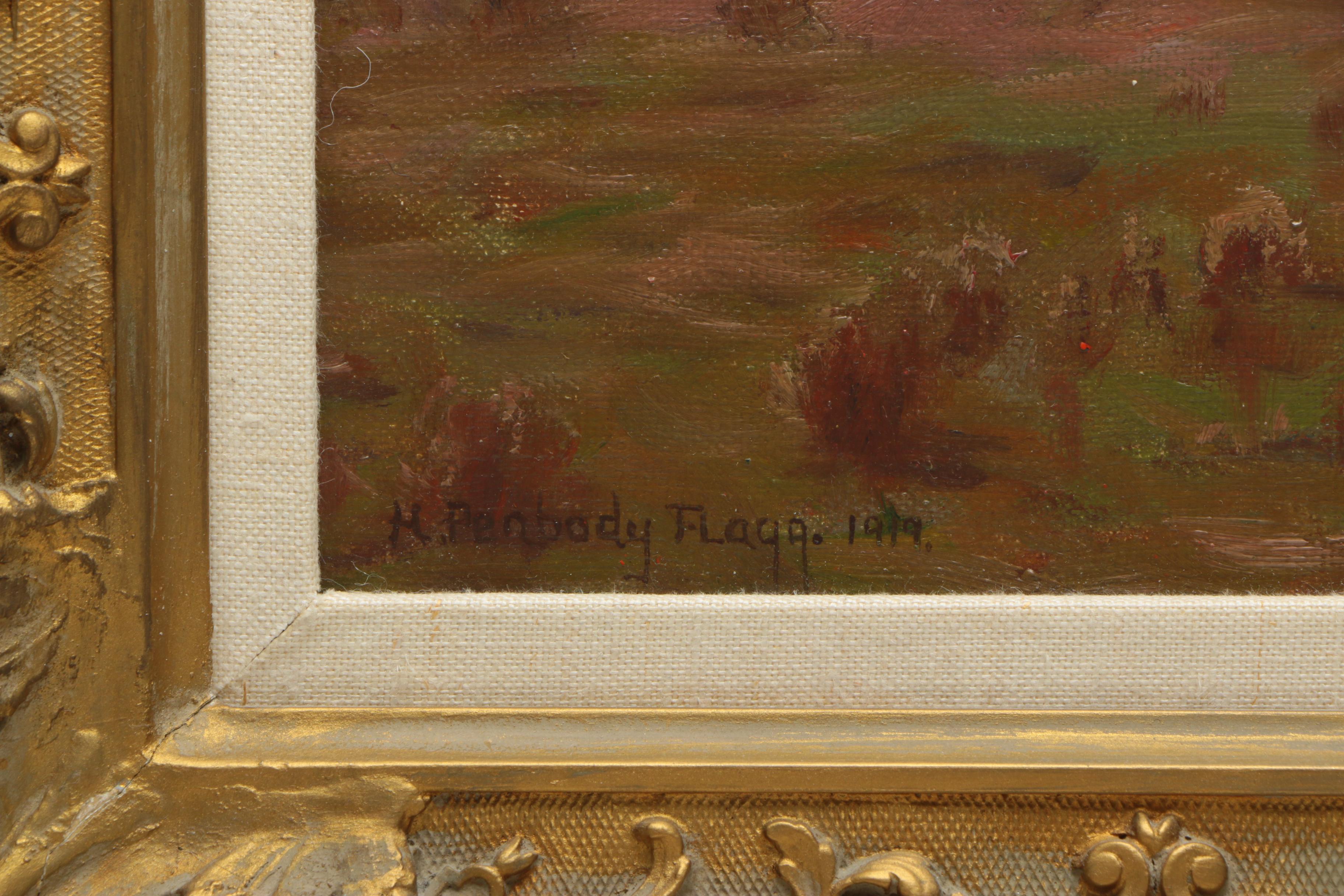 H. Peabody Flagg Oil Painting "Early Morning"