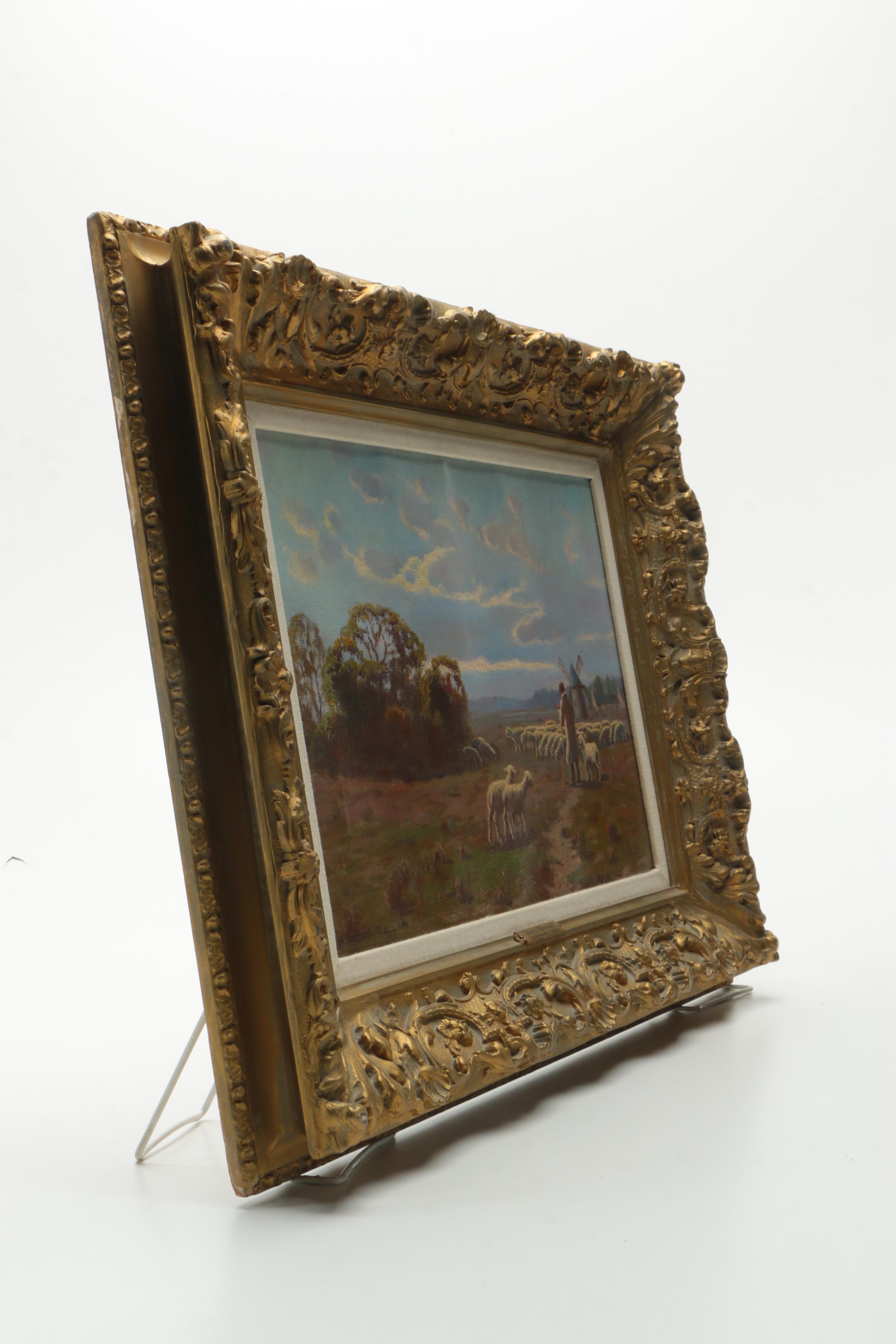 H. Peabody Flagg Oil Painting "Early Morning"