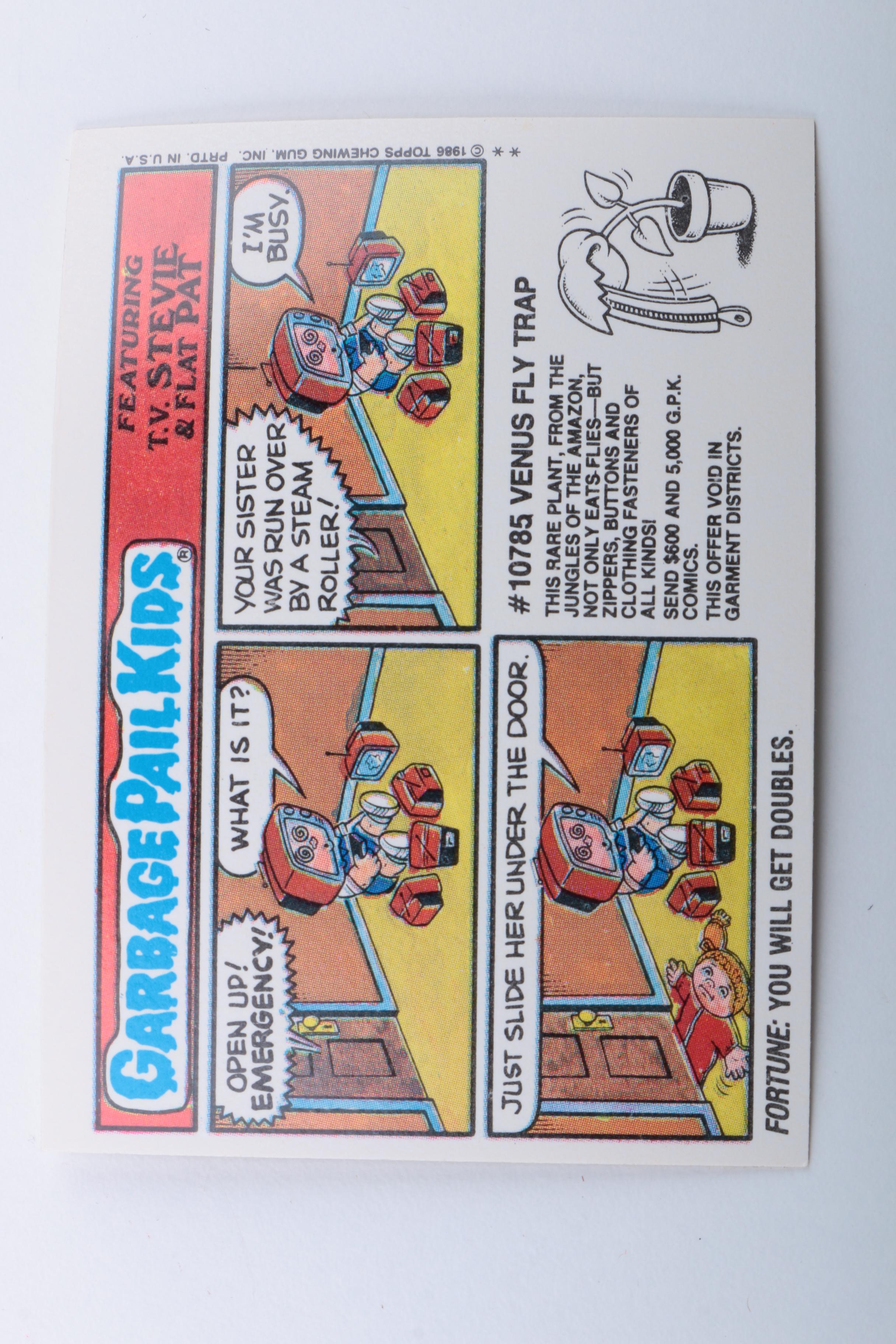 Collection of "Garbage Pail Kids" Cards