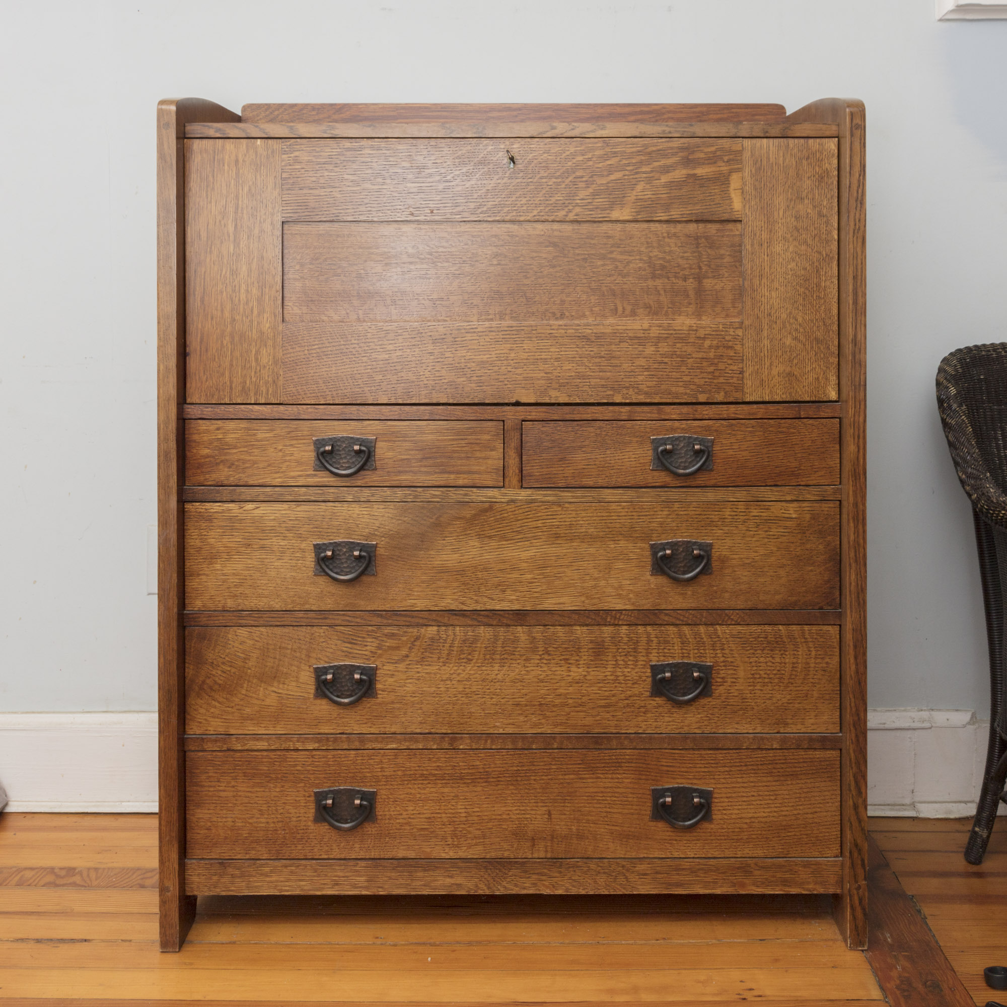 Mission Style Butler's Oak Secretary by Stickley Furniture