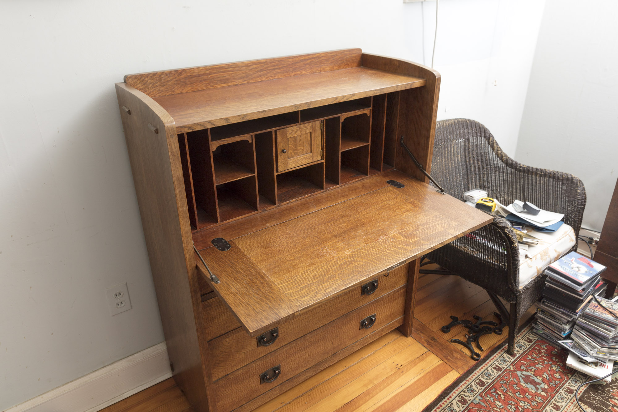 Mission Style Butler's Oak Secretary by Stickley Furniture