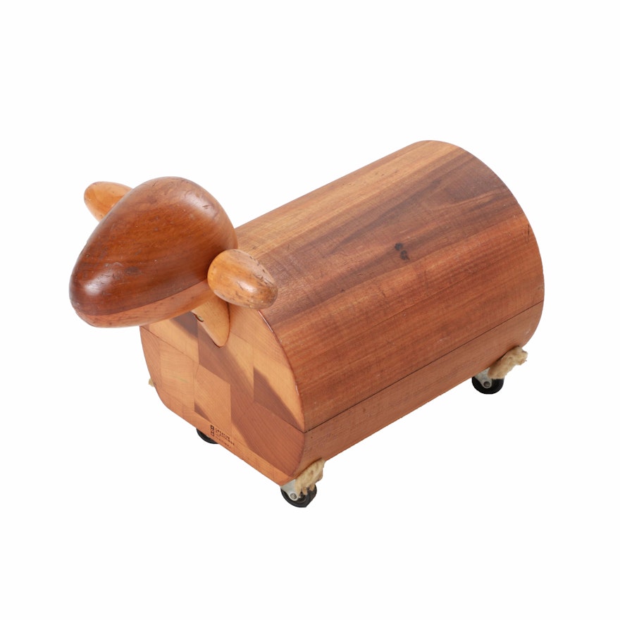 Creative Playthings Wooden Ride-On Toy Sheep