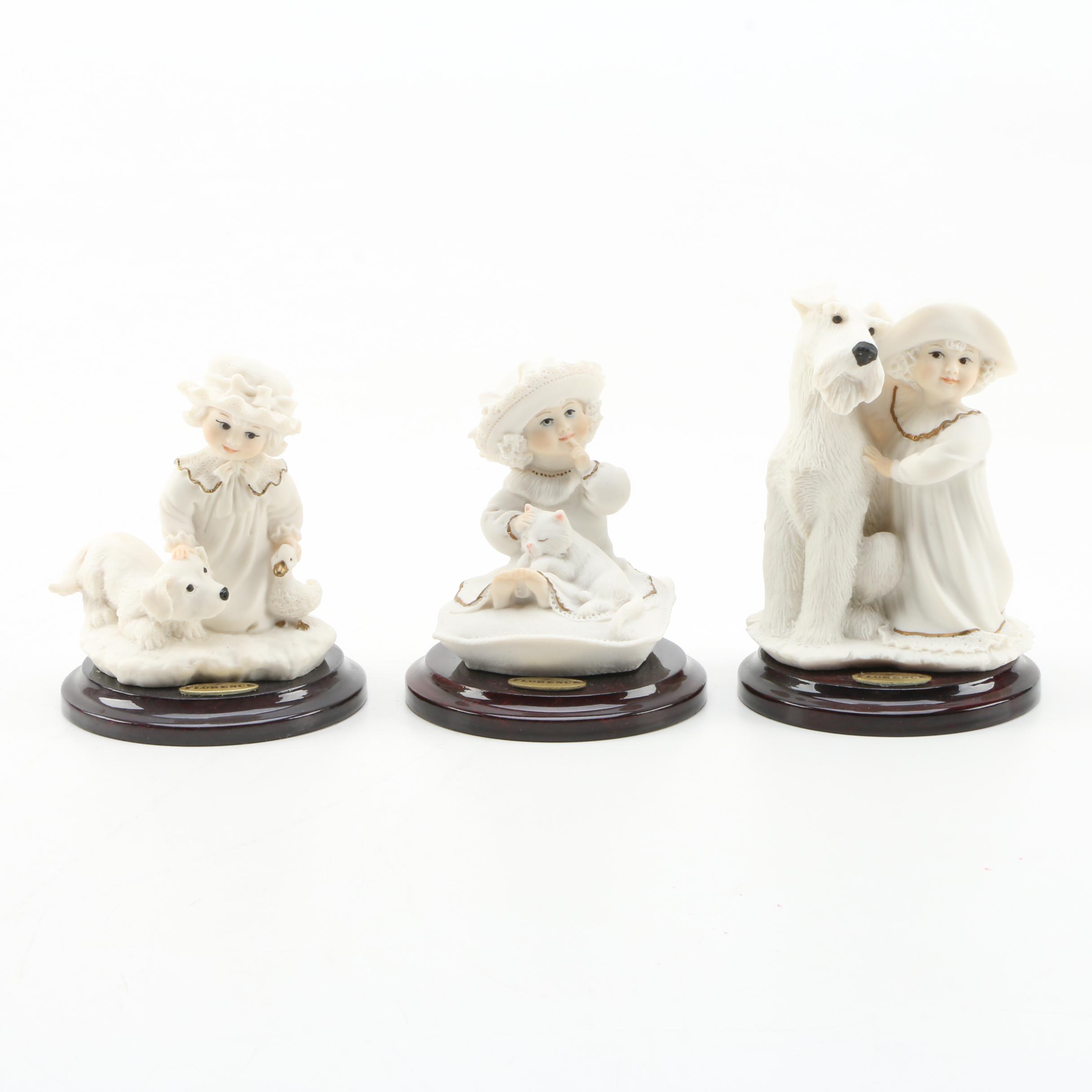 Group of Guiseppe Armani Porcelain Figurines
