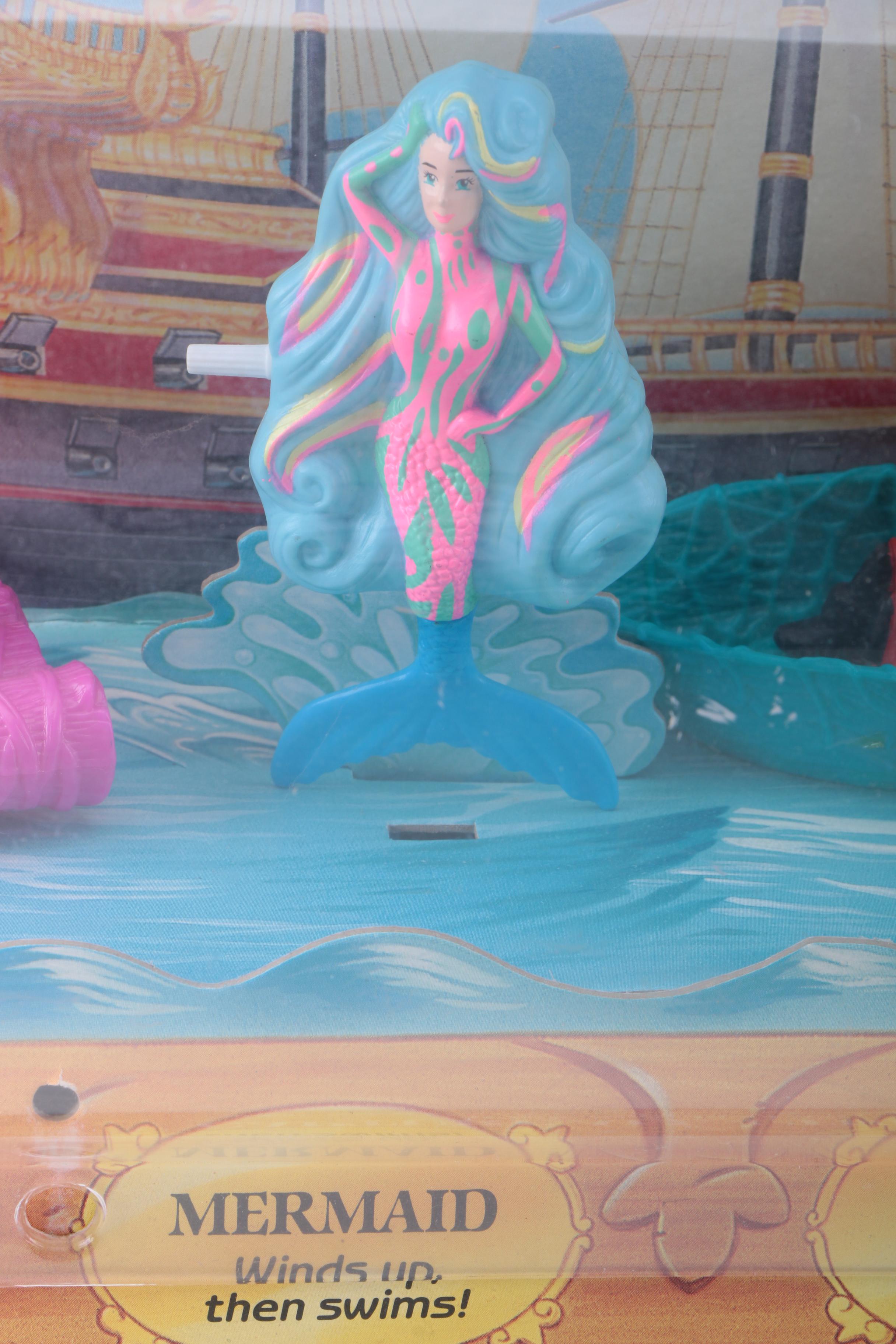 McDonald's Happy Meal "Hook" Movie Tub Toys Collectibles in Display Box