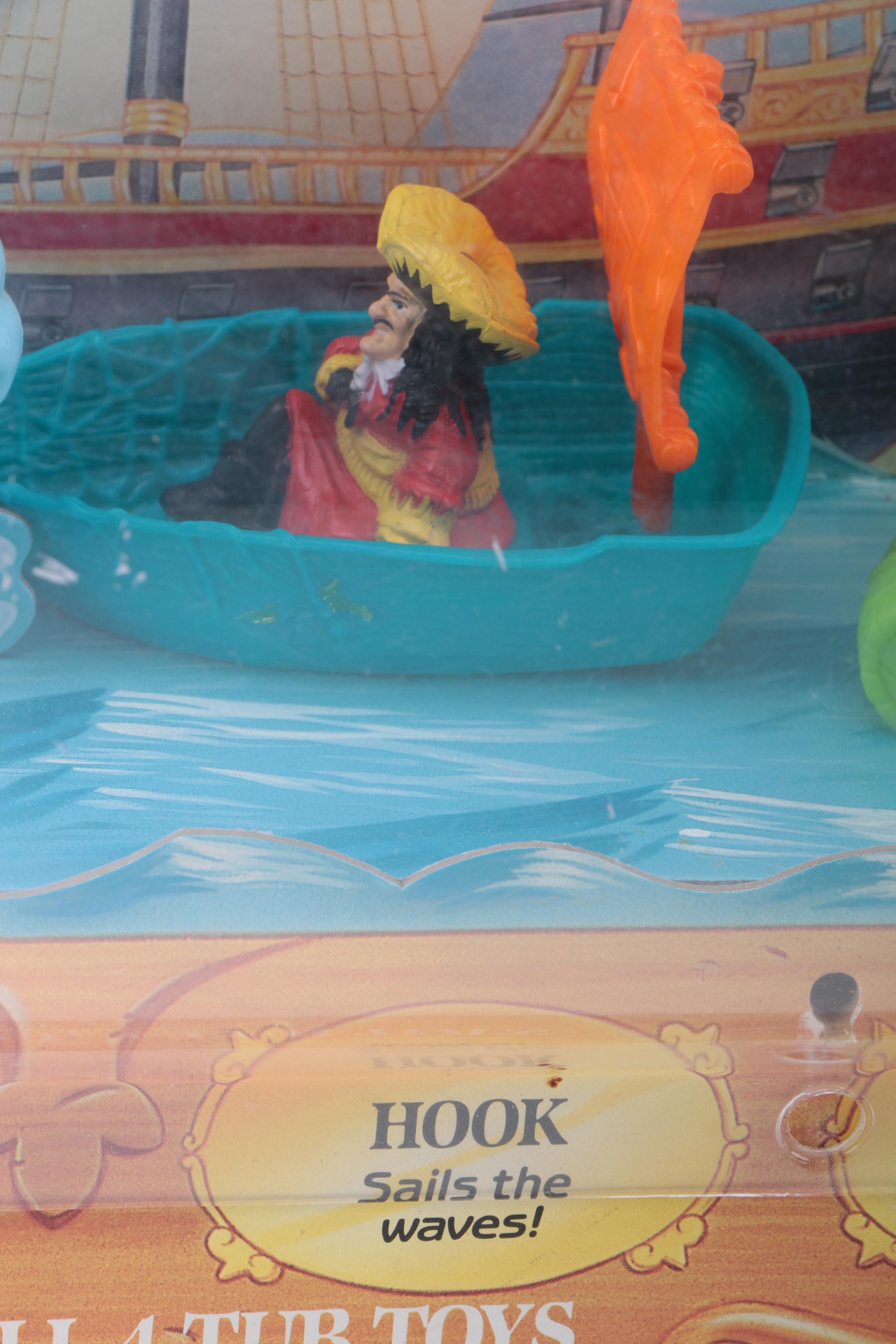 McDonald's Happy Meal "Hook" Movie Tub Toys Collectibles in Display Box