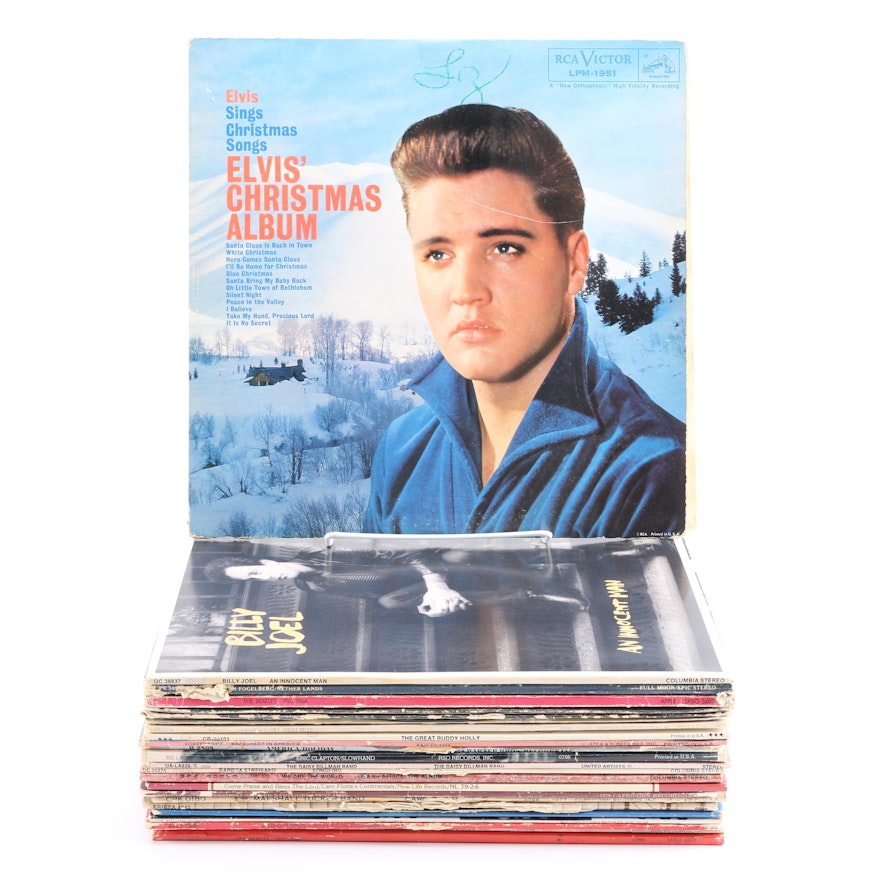 Beatles, Elvis, Clapton and Other Vintage LPs