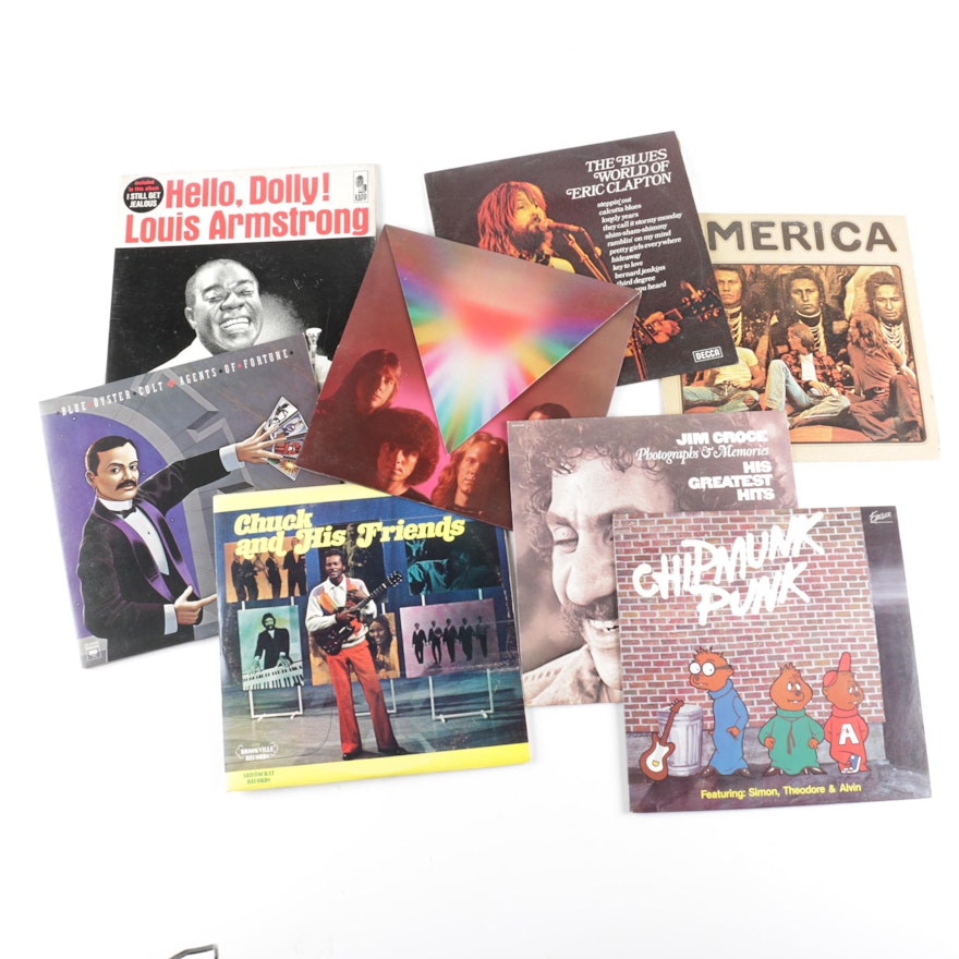 Chuck Berry, Eric Clapton and Other Folk, Jazz, Pop and Rock LPs