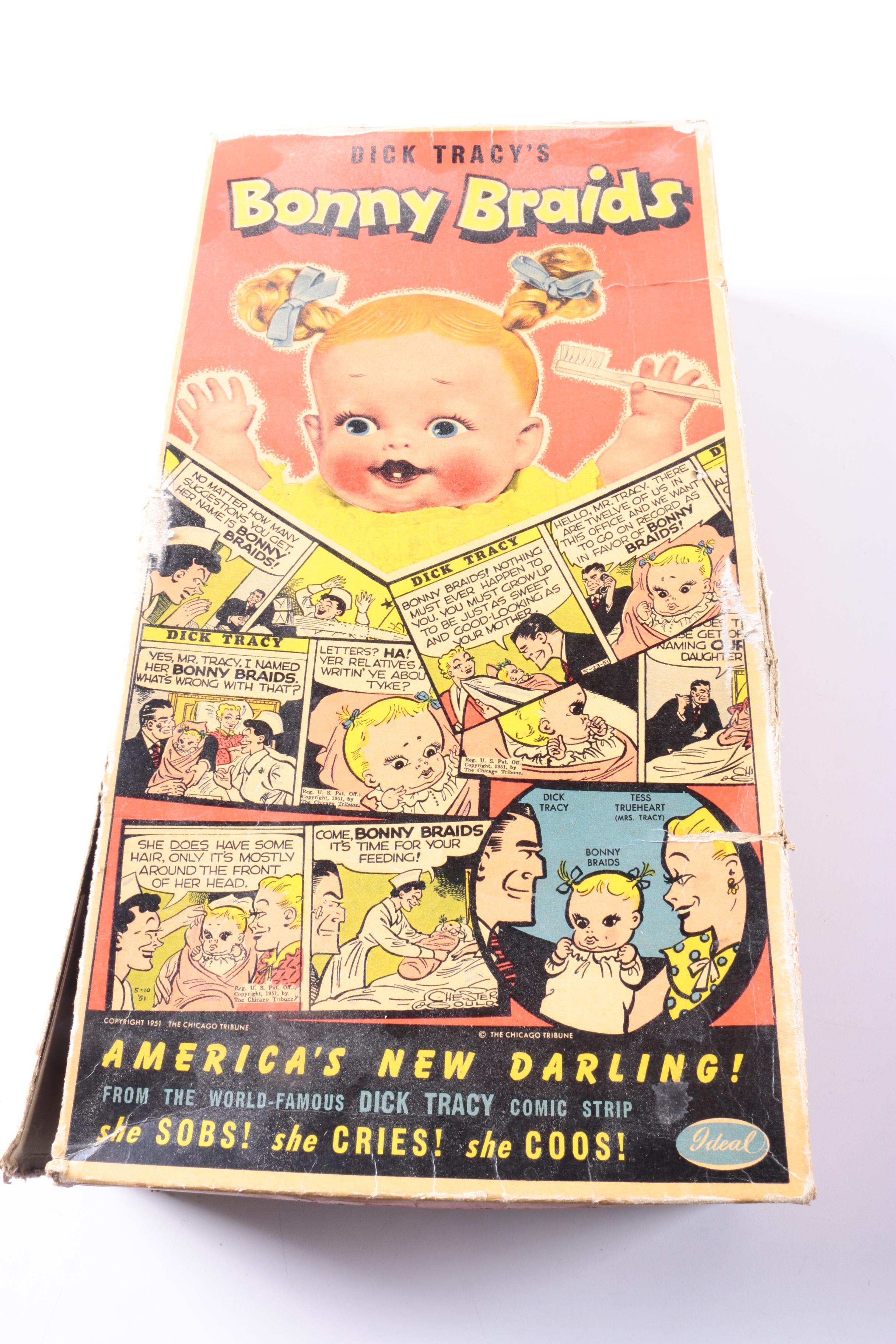 Dick Tracy's "Bonny Braids" Doll by Ideal Toy Corporation