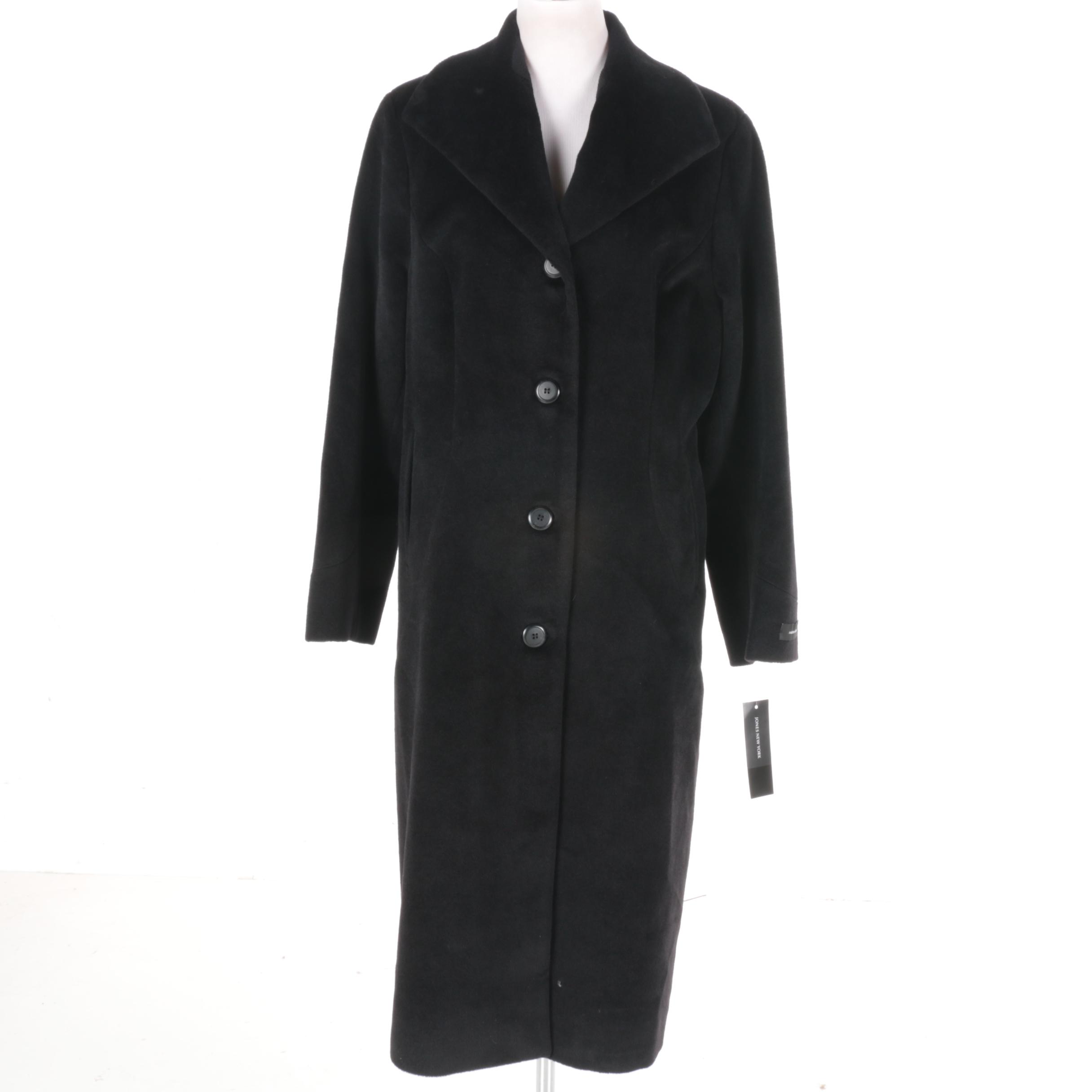 Women's Jones New York Angora Blend Overcoat