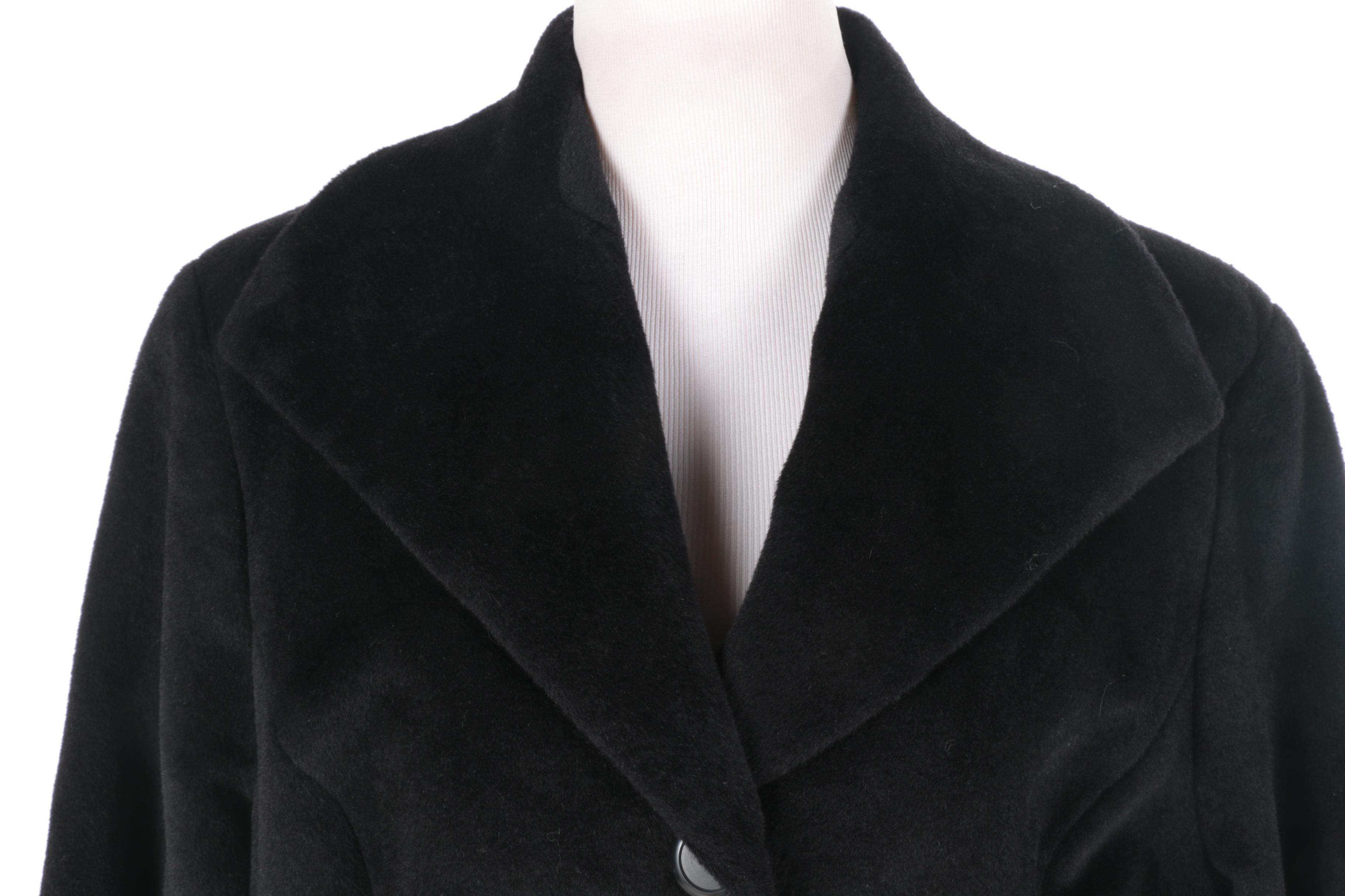 Women's Jones New York Angora Blend Overcoat